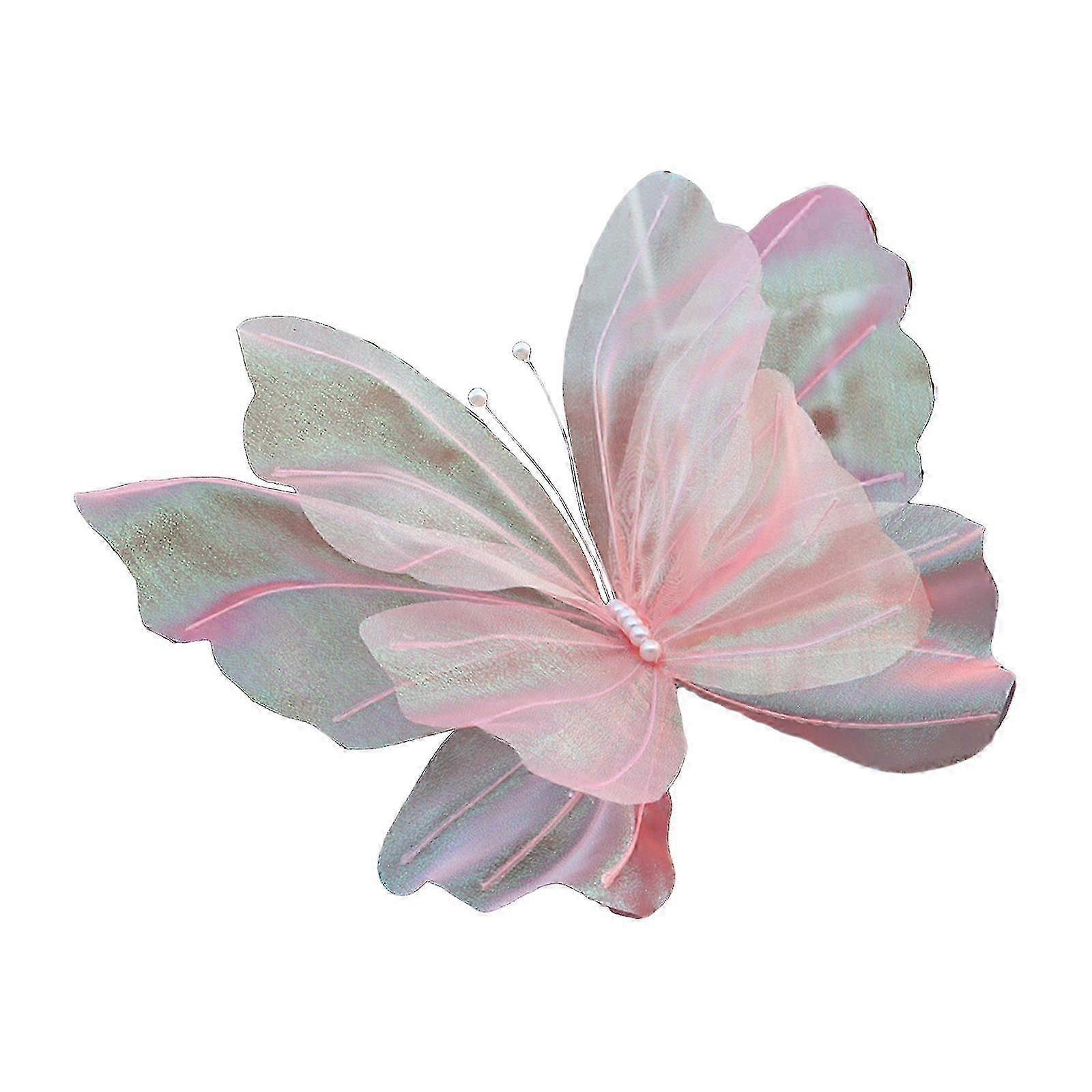 Farfalla artificiale in filato di seta, Fake Butterfly Supplies Mesh Party, 5...