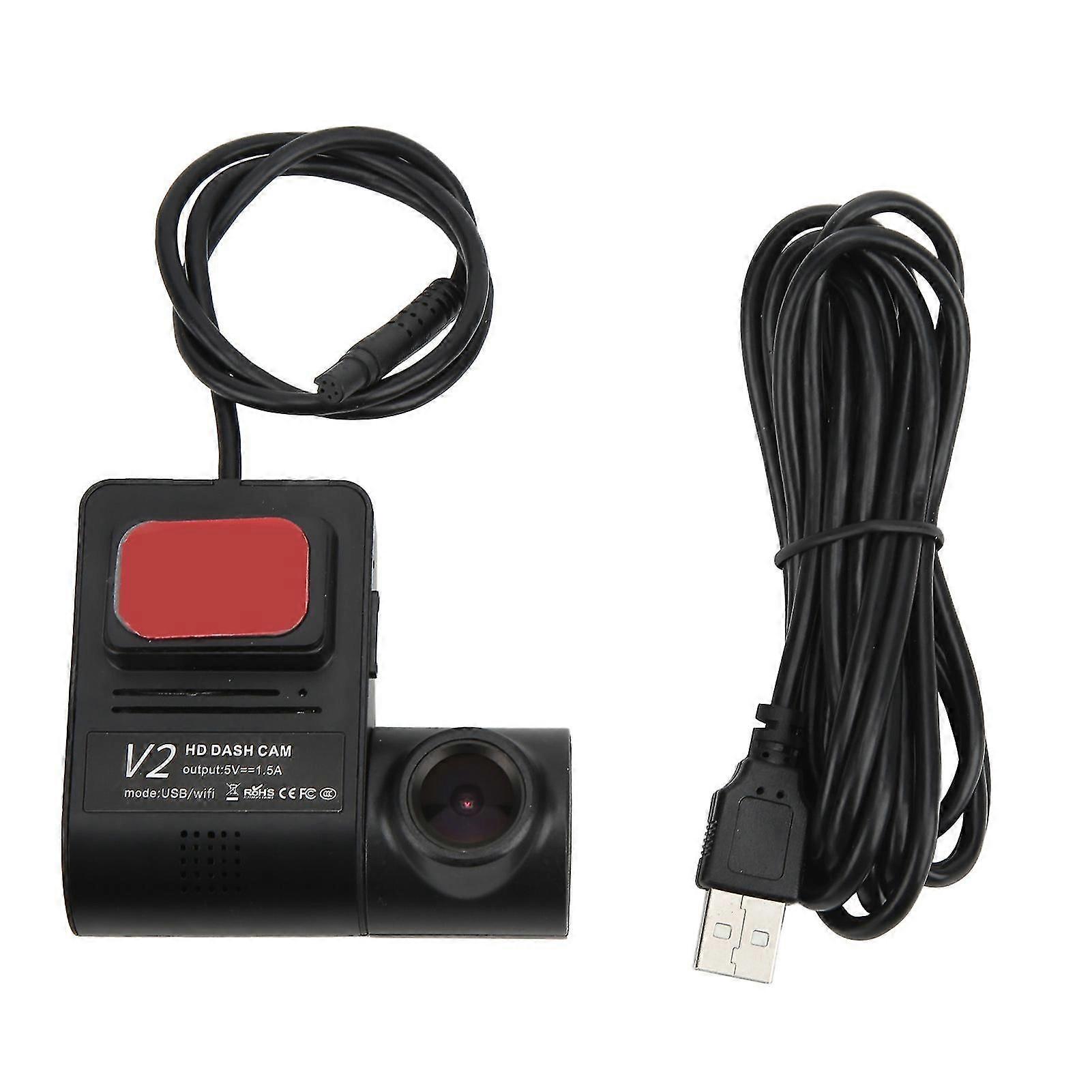 HD WiFi Car Dash Cam: 720P, 140 Wide Angle, Easy Install, Auto Loop Recording