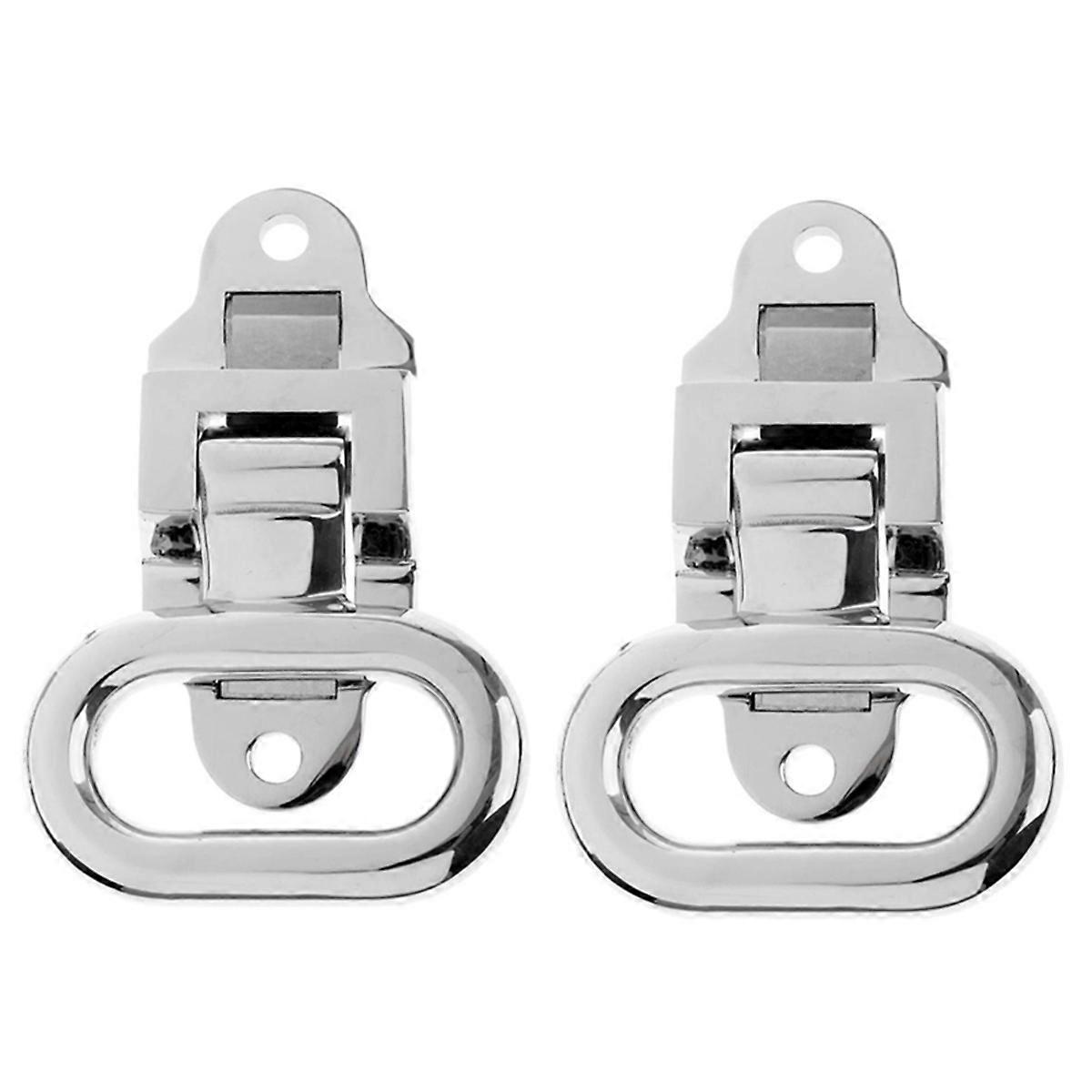 2Pcs Diamond Non-Slip Stainless Steel Folding Mast Step Marine Boat Yacht Car RV Transom Step Fold Out Step