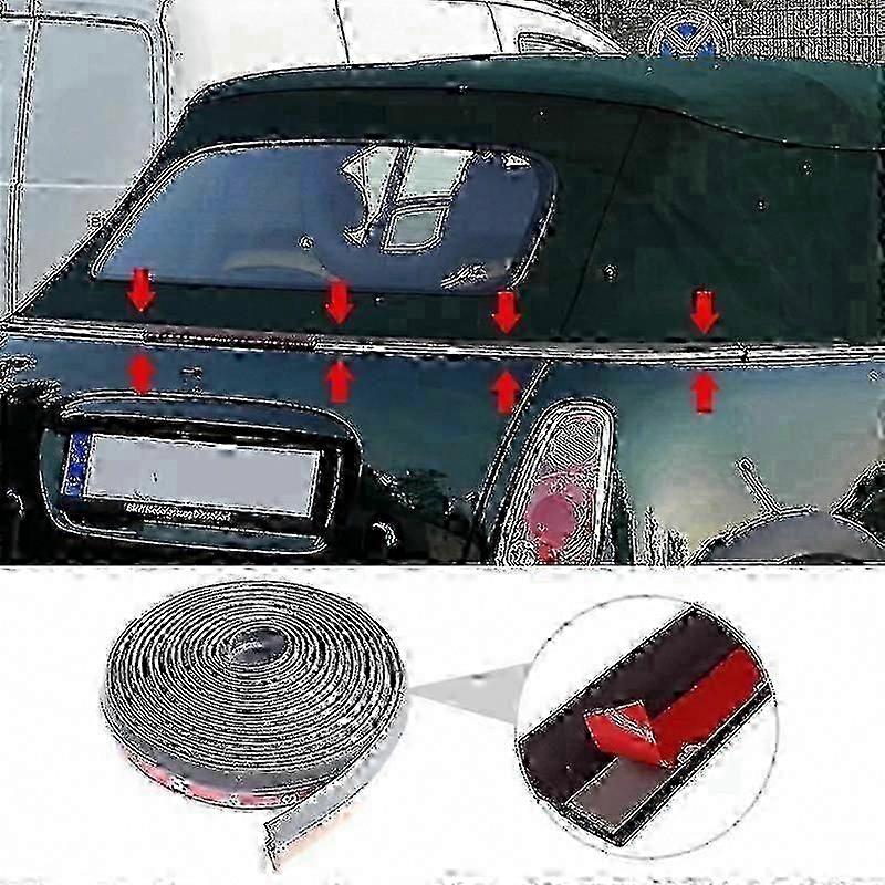 Mini R52 cabriolet arrière Soft Roof Seal Kit de réparation - Remplacement de la garniture de toit résistante aux intempéries - YT4