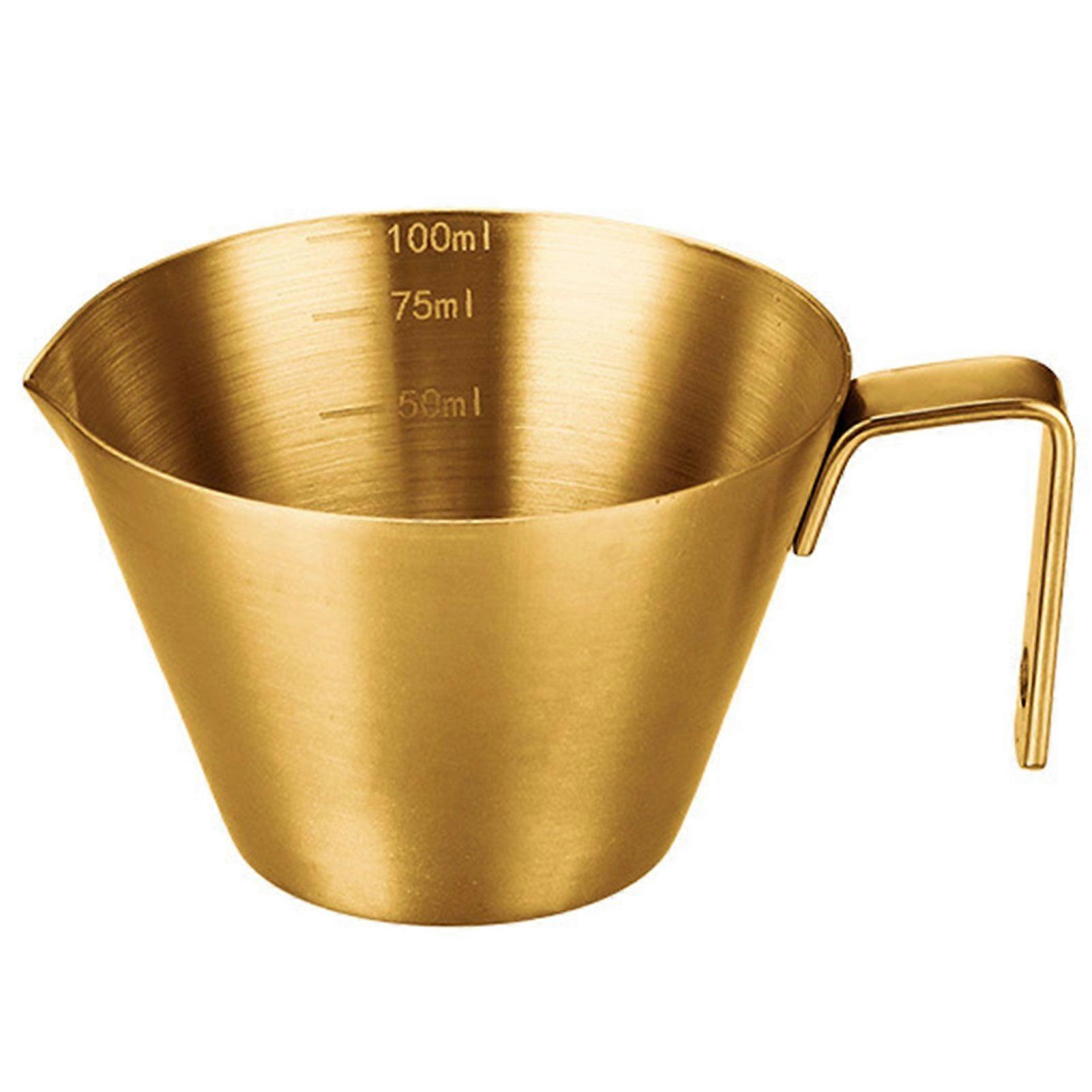 Mini Espressos Measuring Jug For Latte Art Ergonomic Design Easy Pour Small Milk Spoon for Precise Coffee Brewings