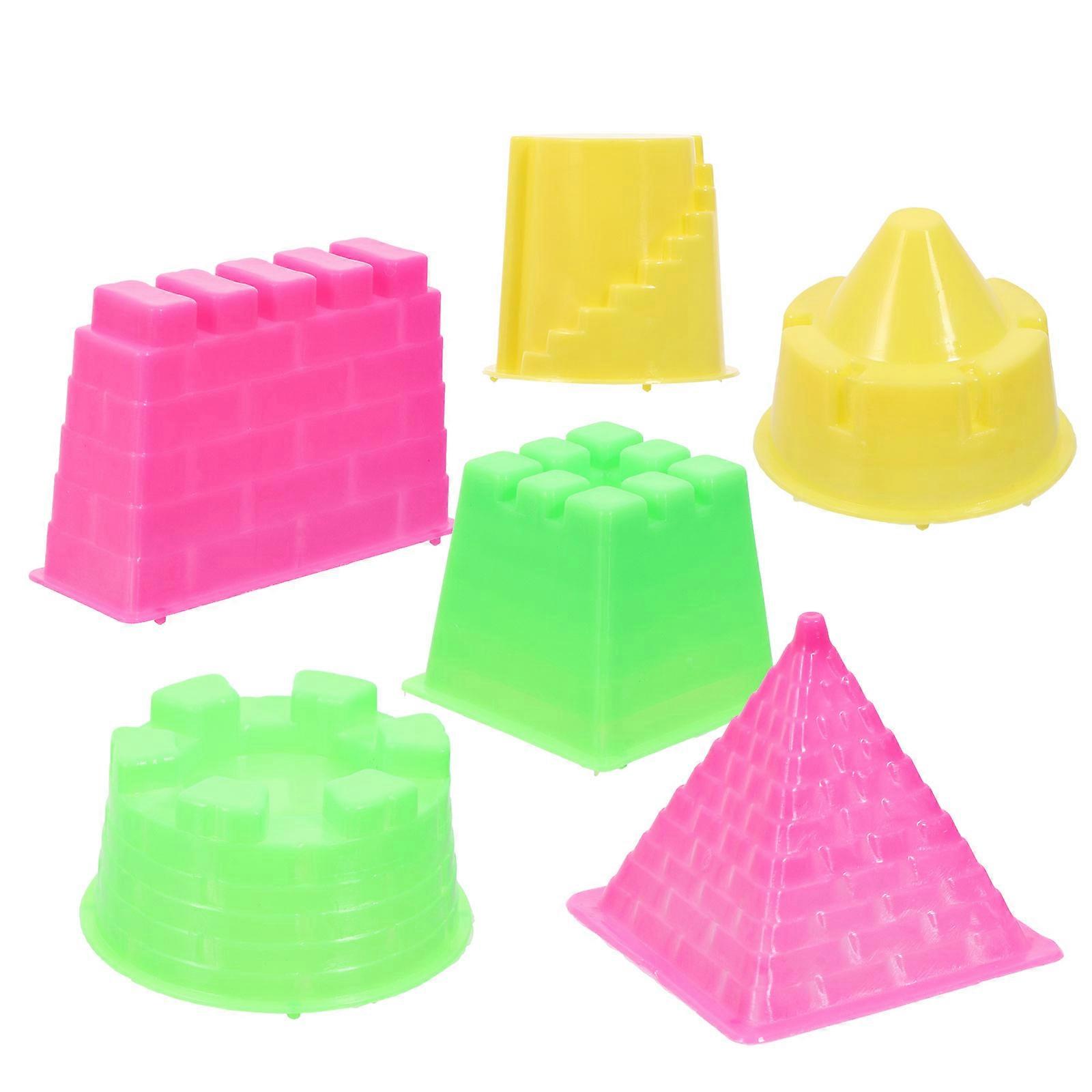 Portable Castle Model Set Toy for Beach Playing Unleashing Kids Creativity with Durable Plastic 30pcs Assorted Color