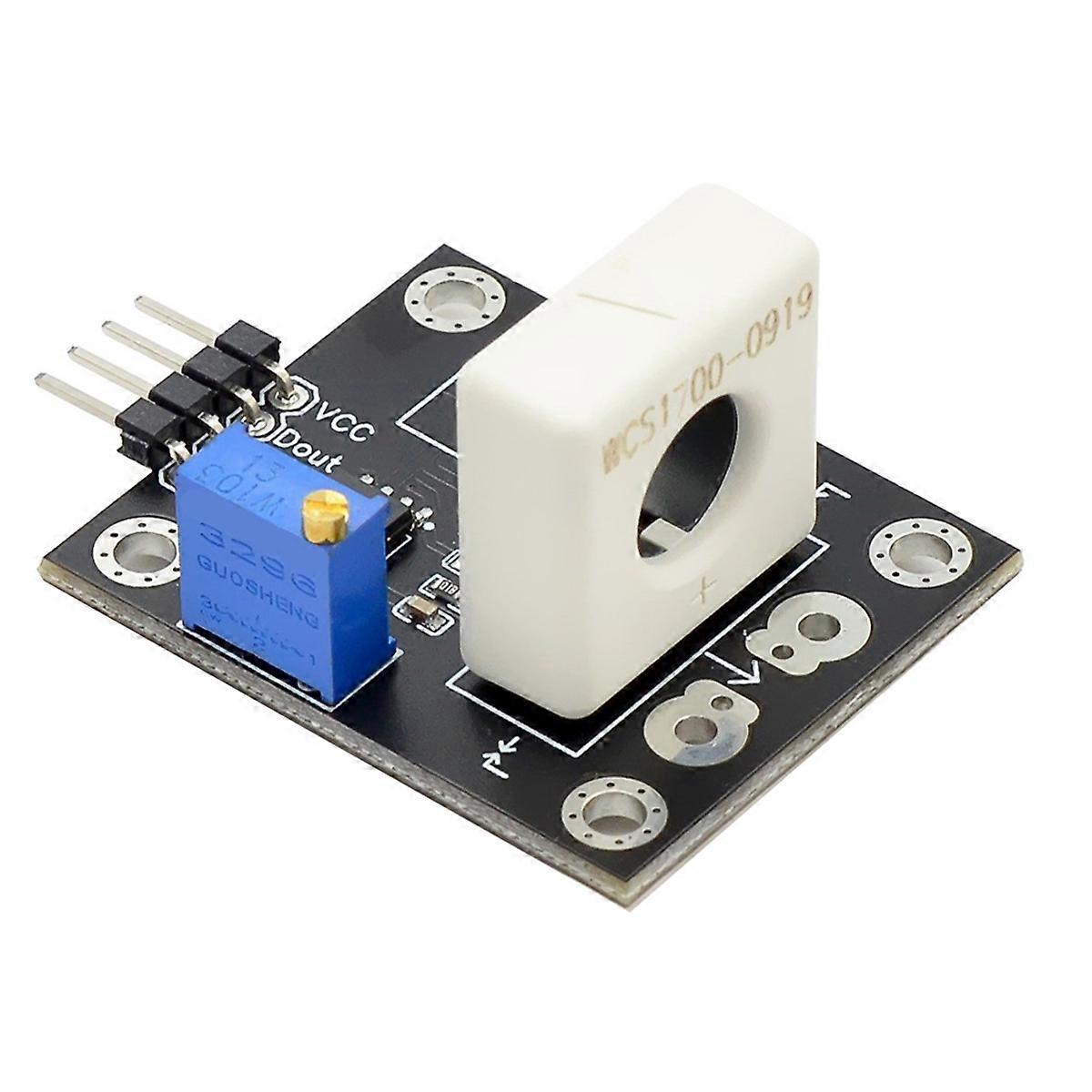 WCS1700 3-5V Hall Current Sensor Adjustable DC100A 70A 35A Short over-Current Detector Protection Mo