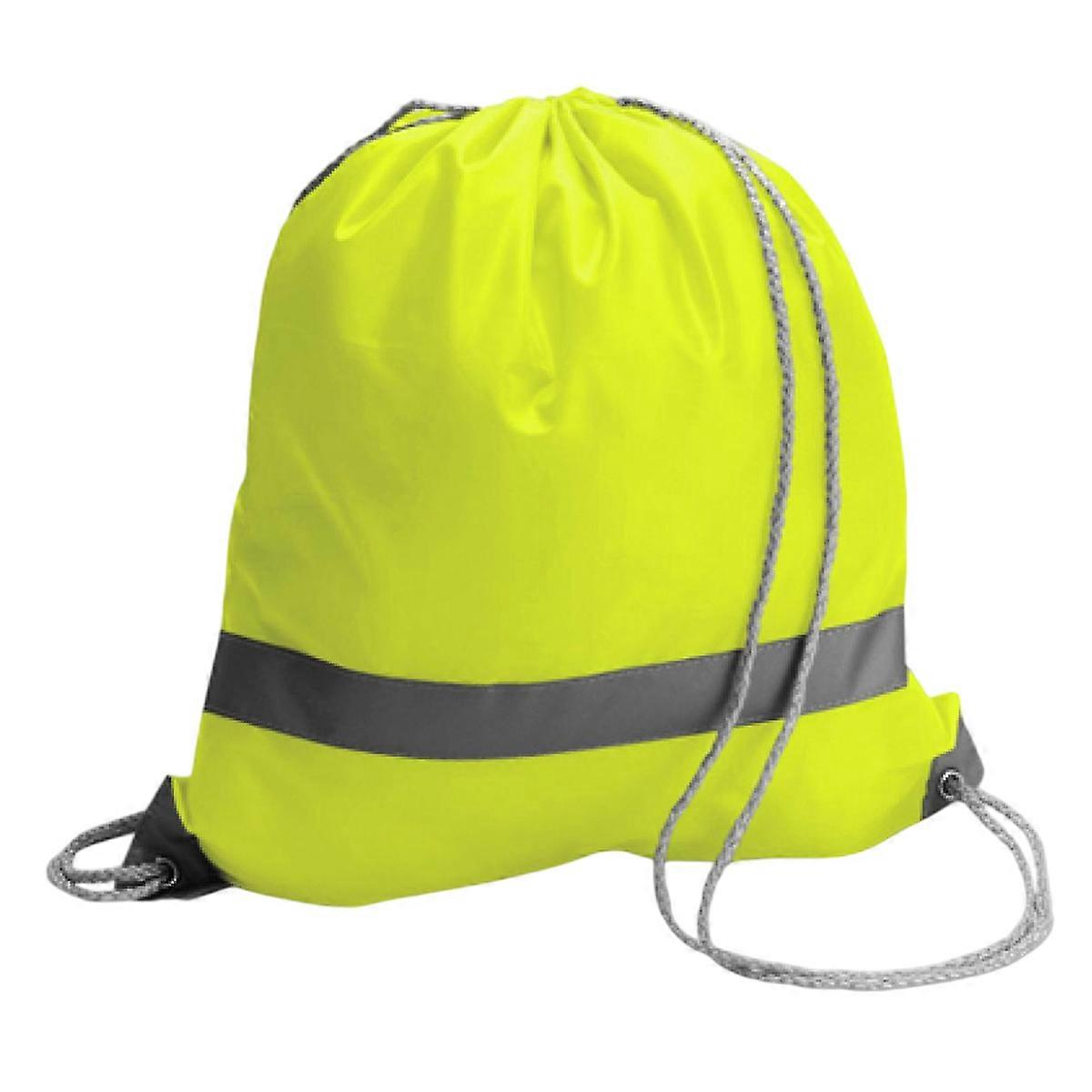 L-Merch Emergency Hi-Vis Drawstring Bag