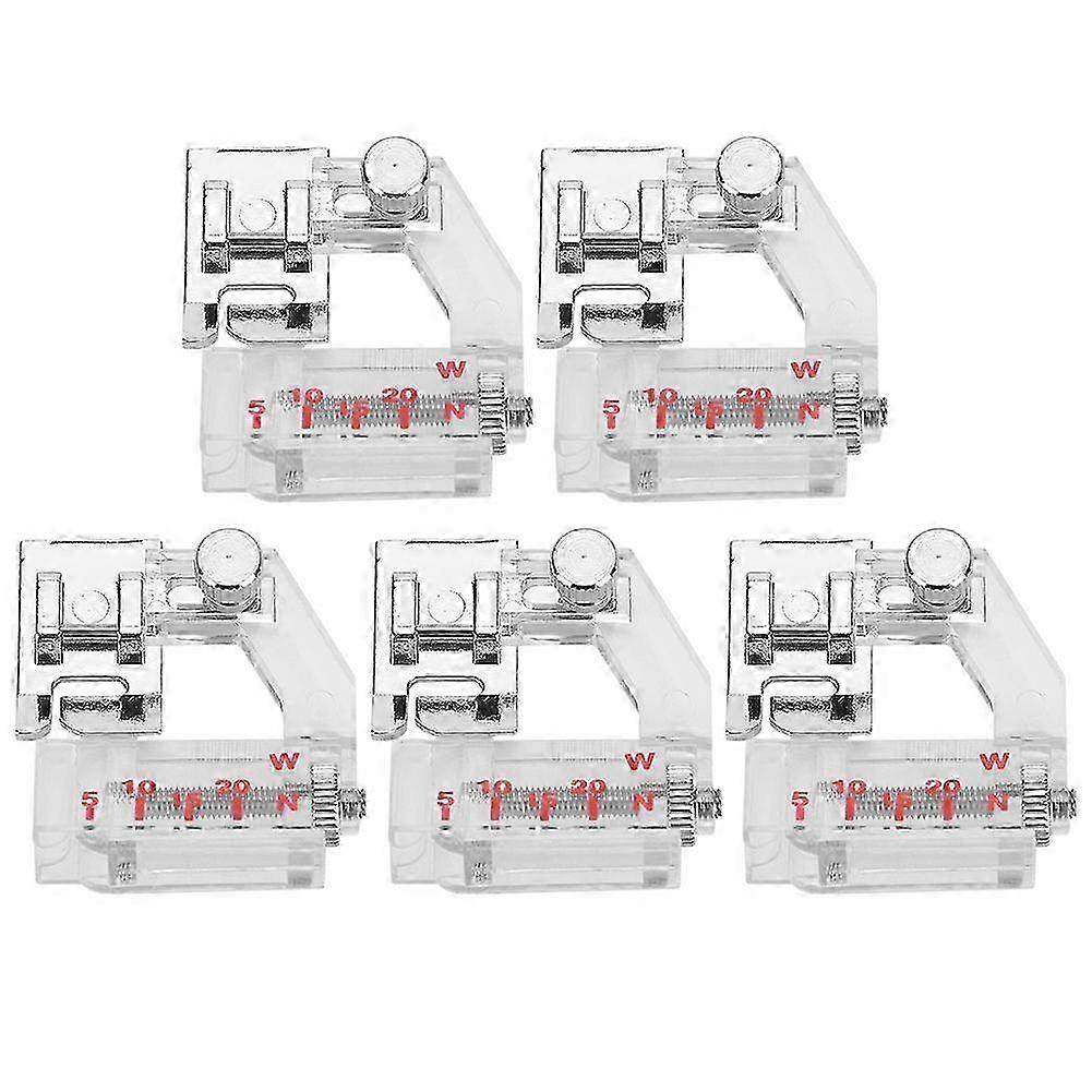 2025 Latest Model 5pcs Adjustable Presser Feet Bias Binder Sewing Machine
