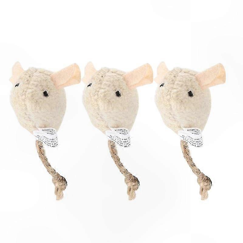 Set of 3 Mouse Toys for Cats