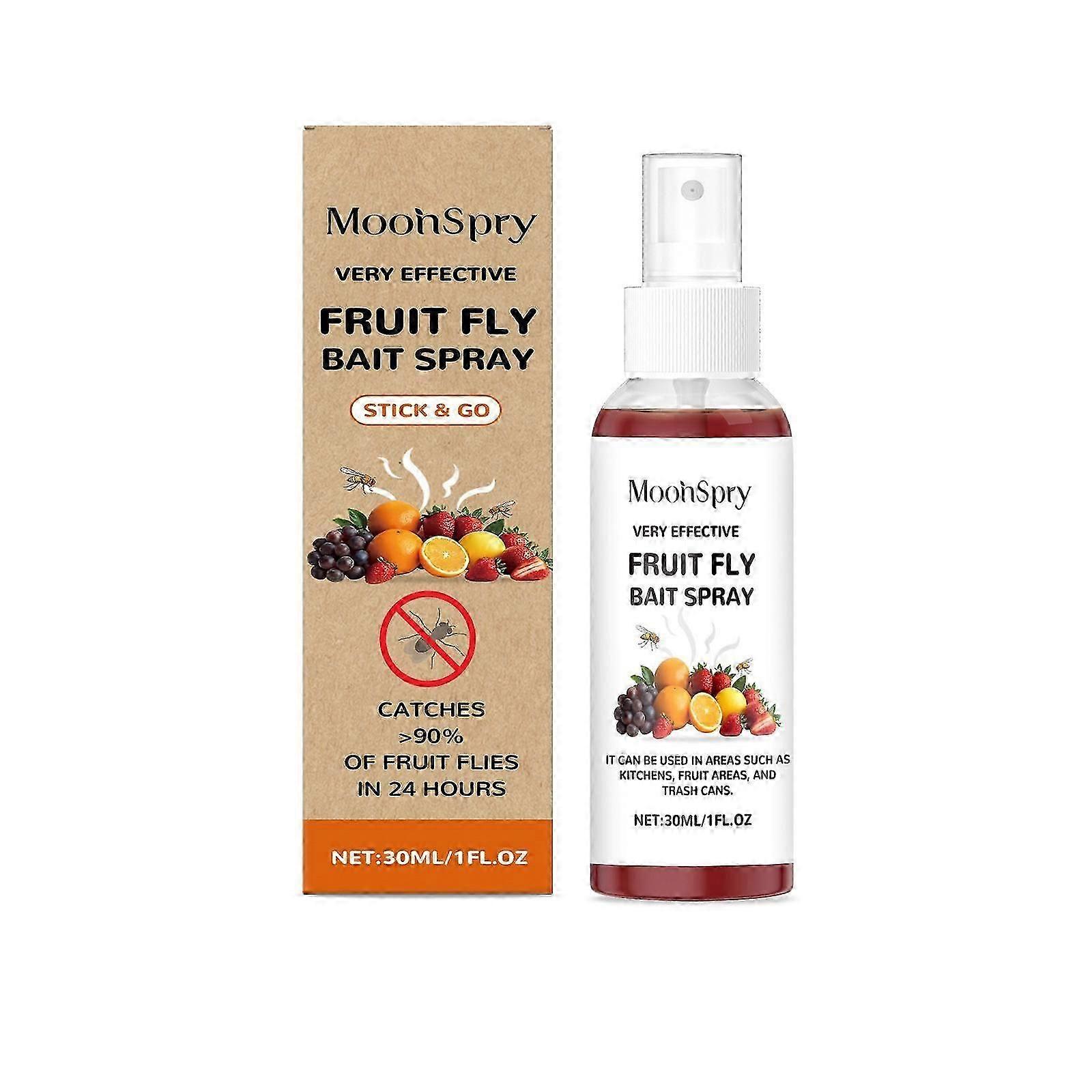 Portable Fruit Fly Spray - Highly Effective and Easy to Use for Kitchen and Home