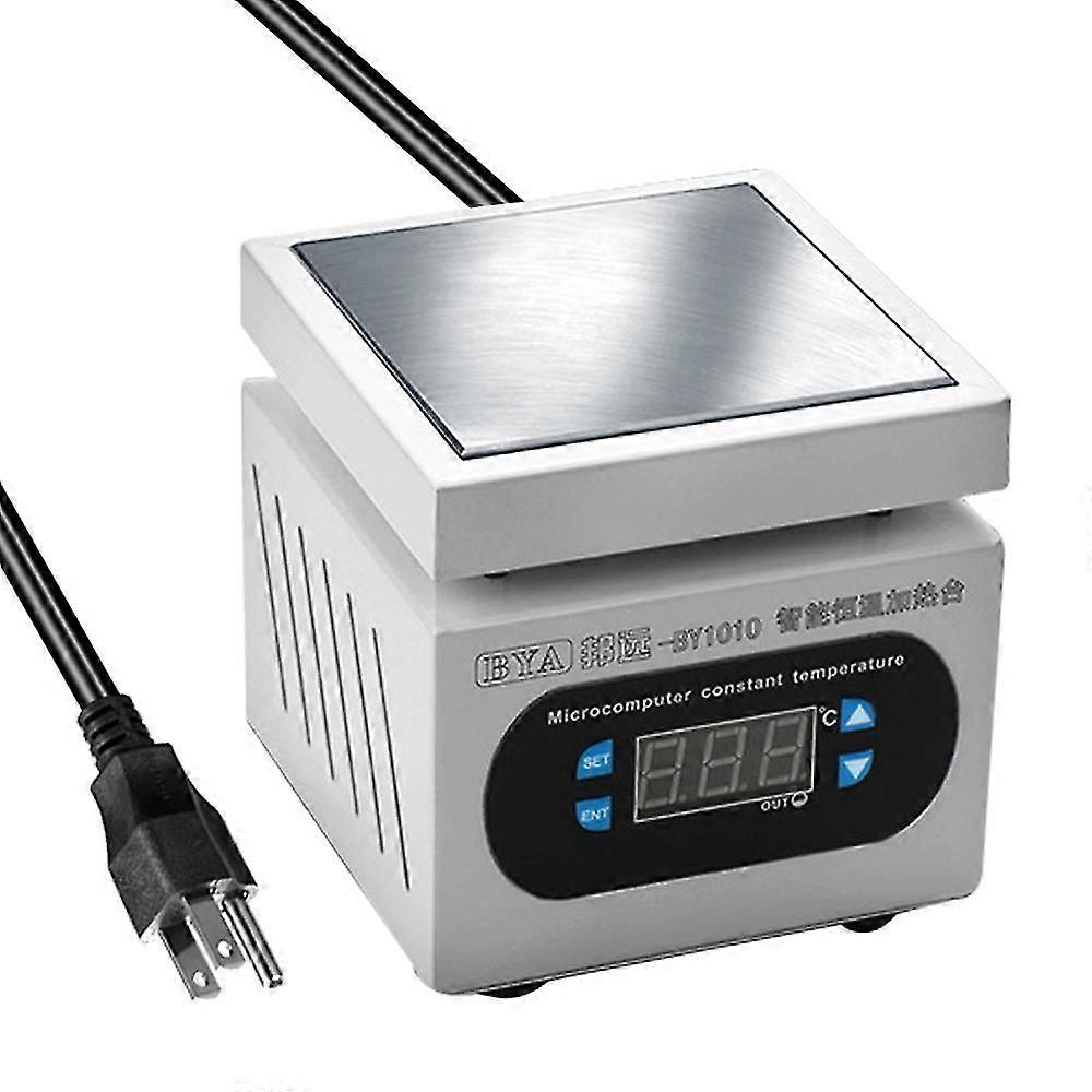 アルミニウムプレートヒーティングステーション電子ホットプレートテーブルプレヒーティングプラットフォーム0-400 BGAプランティン用