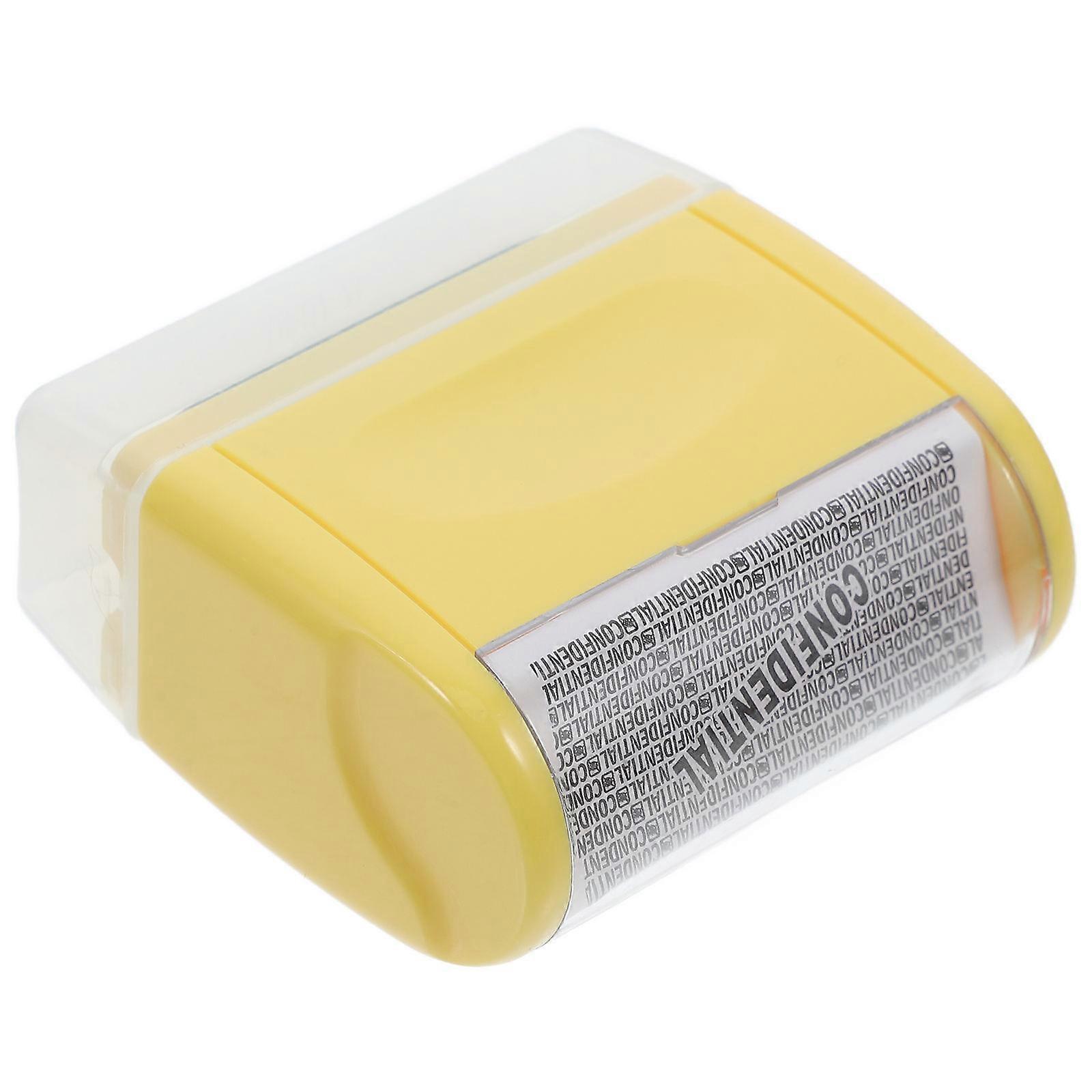 Confidential Roller Stamp with 5Pcs Ink Refill for Address Protection