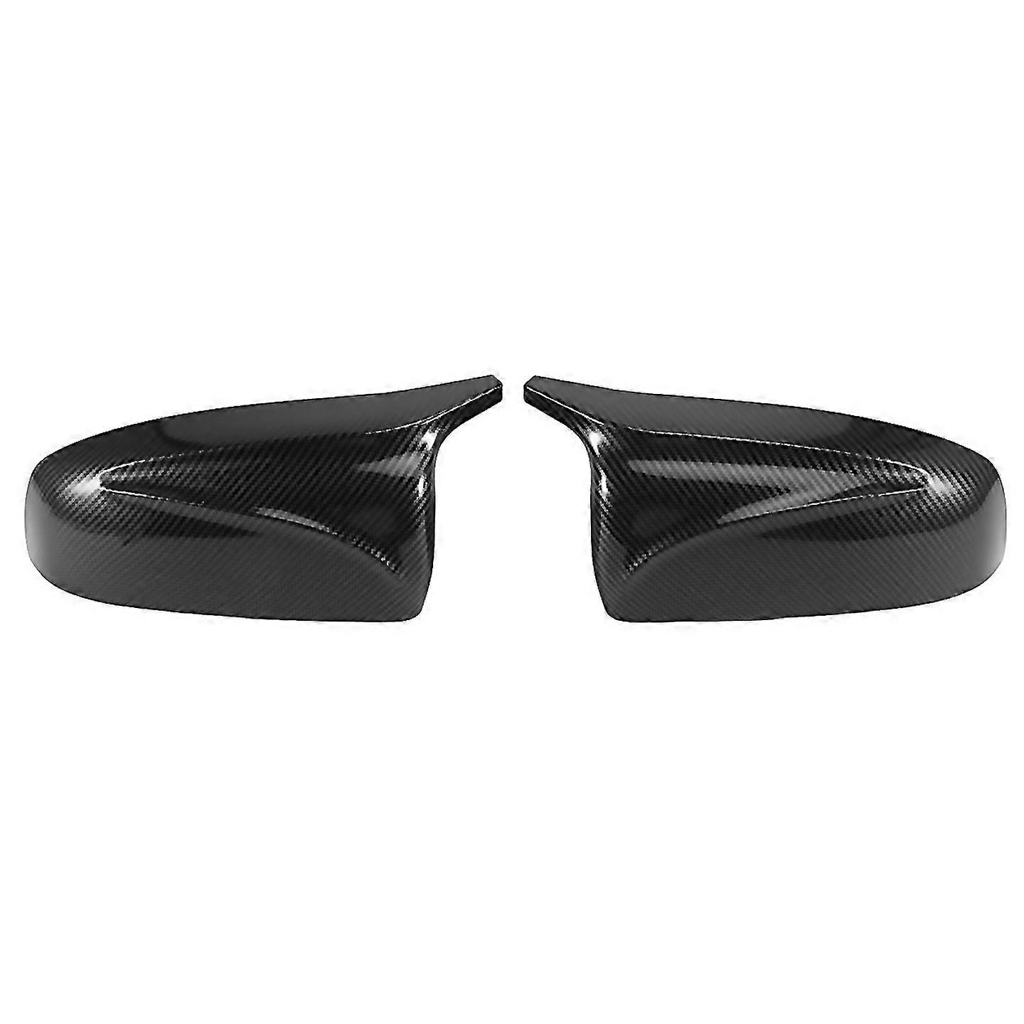 Pour 2pcs Aile latérale Vue arrière Pour X5 E70 X6 E71 Motif en fibre de carbone