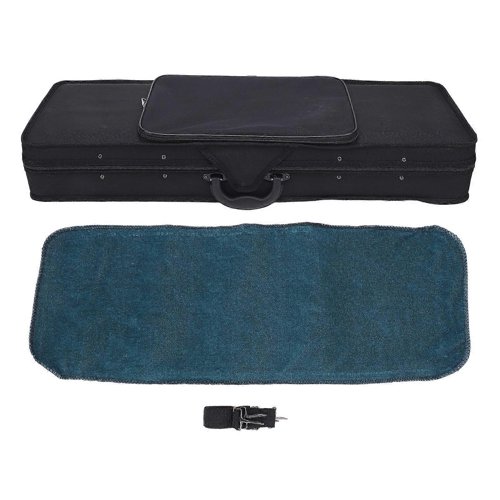 Violin Box 3/4 Size Oxford Cloth Multifunctional Lightweight Hard Shell Violin Case