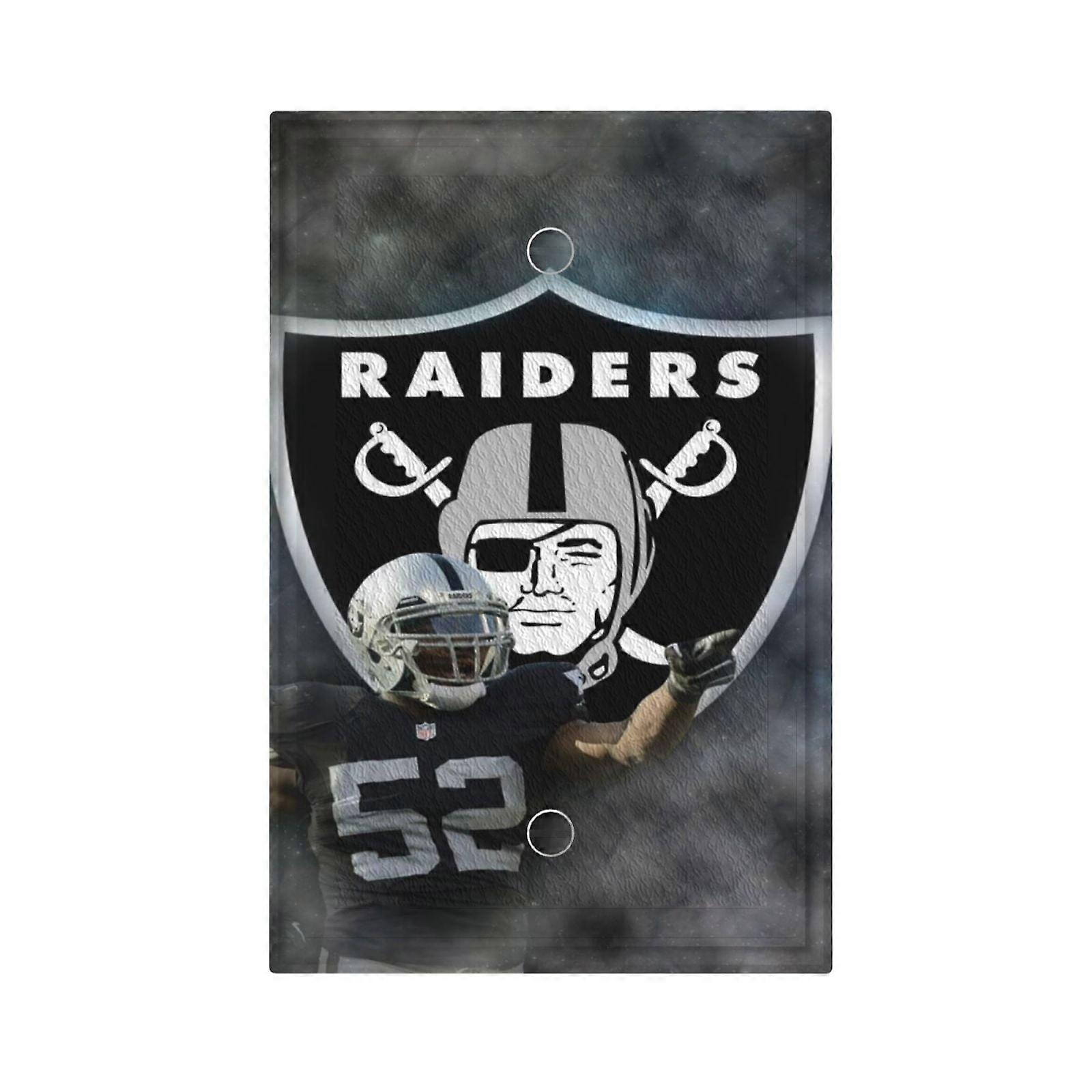 Raiders Switching Lights Single Leather Roman Frame Switch Panel Wall Panel Single Double/Pull Light Switch