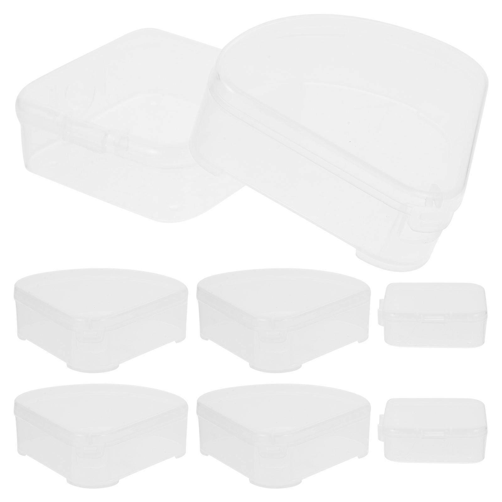 Plastic Makeup Puff Storage Organizer Small Powder Puff Box 32Pcs