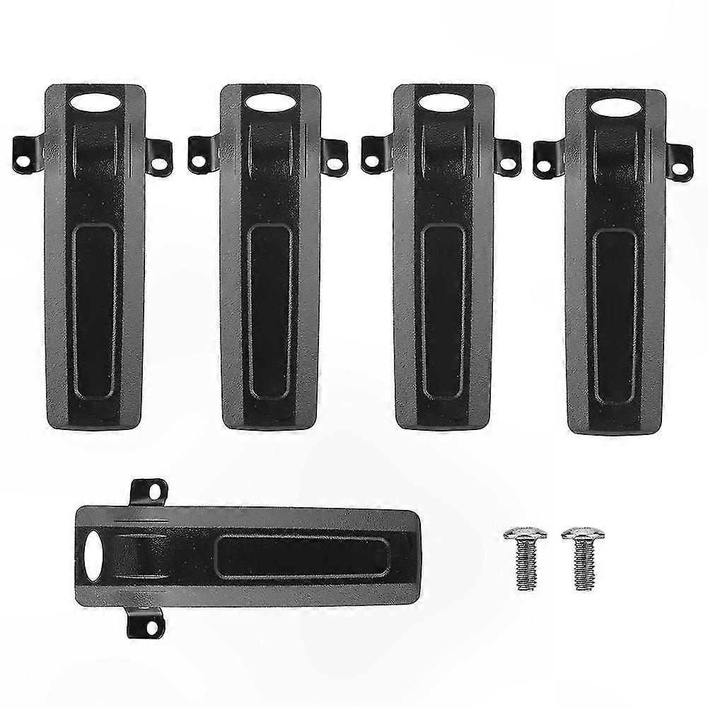 5 Pack Baofeng UV-82 Walkie Talkies with Belt Clip, Portable Two-Way Radios