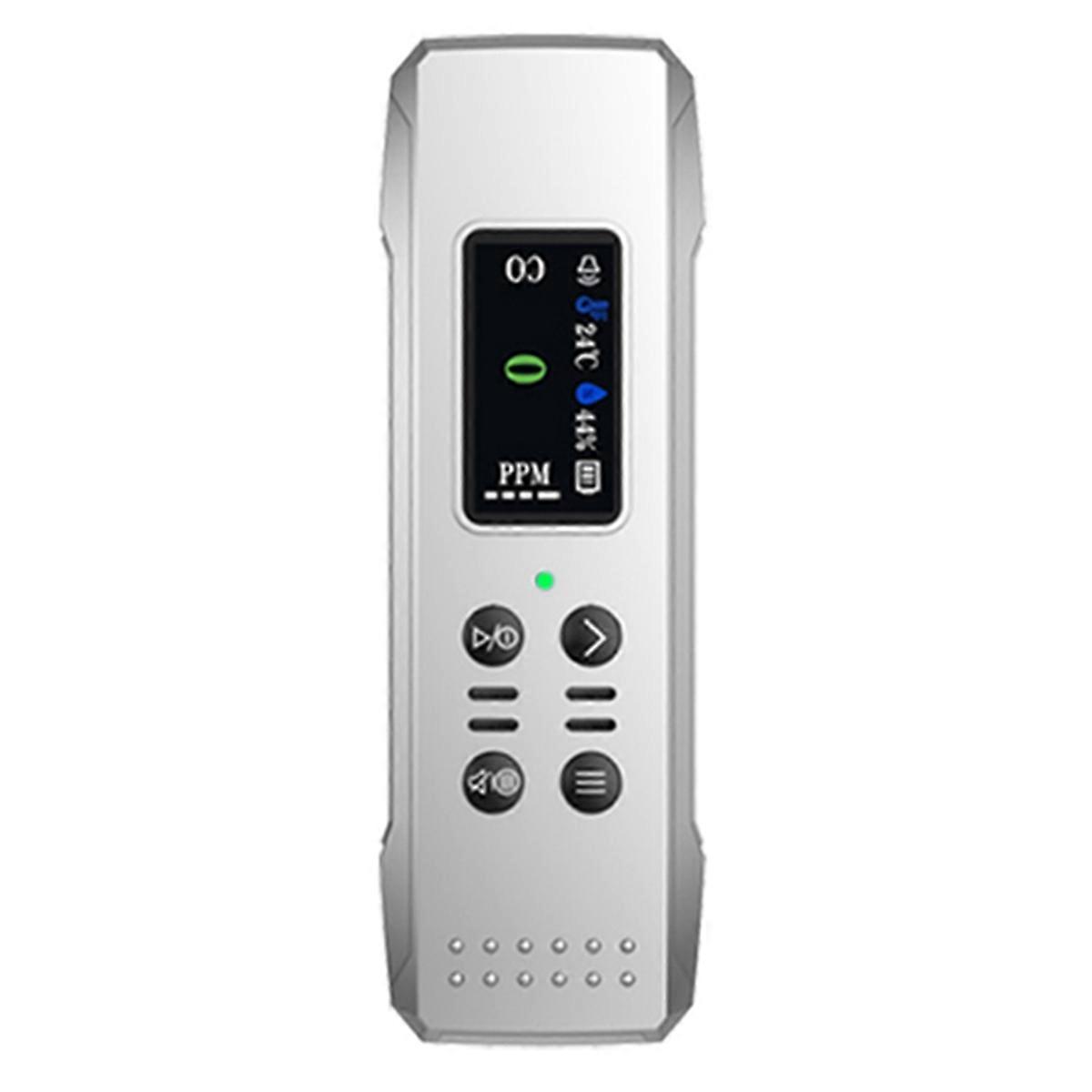 Electrochemical Sensor CO Tester LCD Screen PPM Detector White