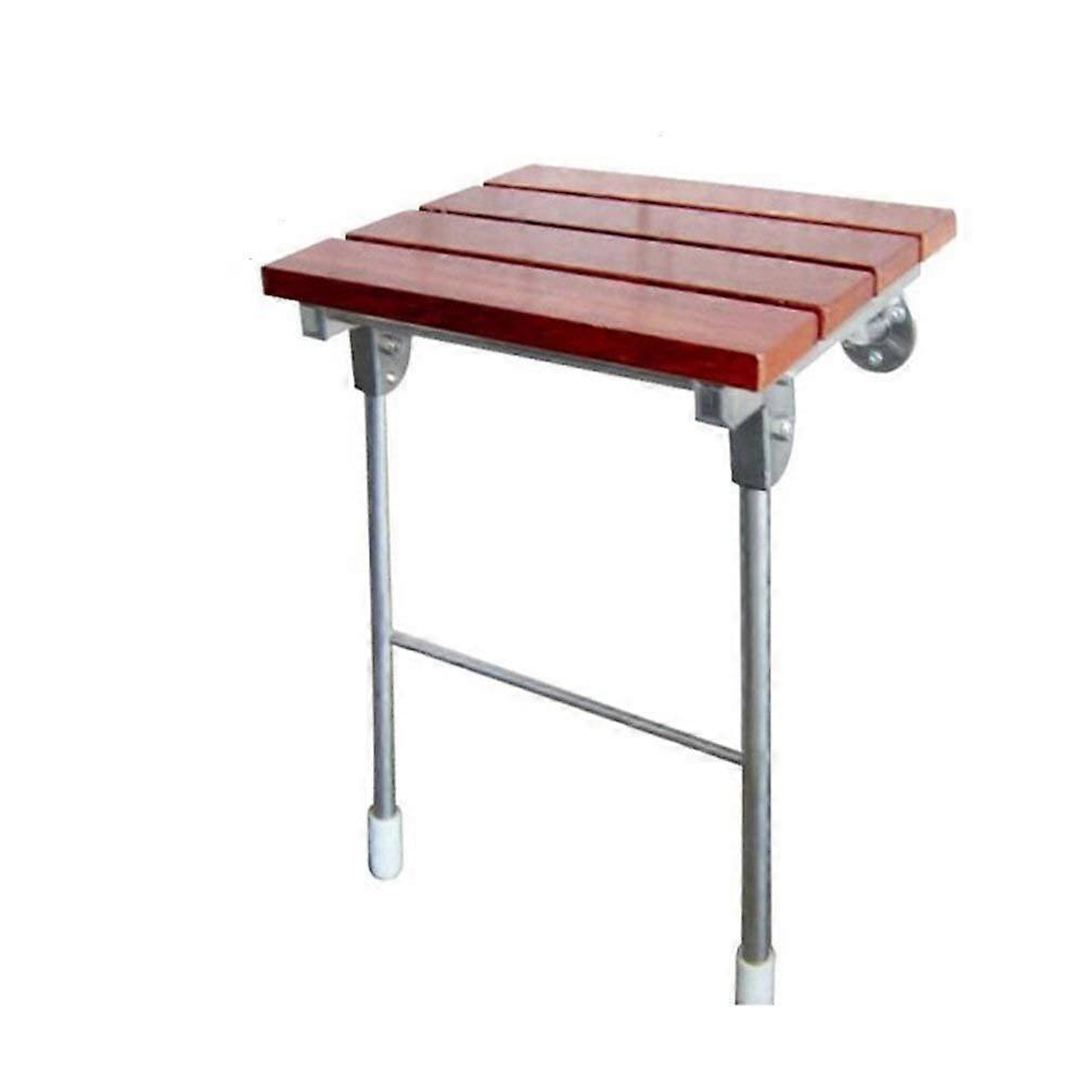 Bathroom Wall Bench Shower Stool Folding Chair with Armrests, Safety Bars, and Space-Saving Design for Home Use