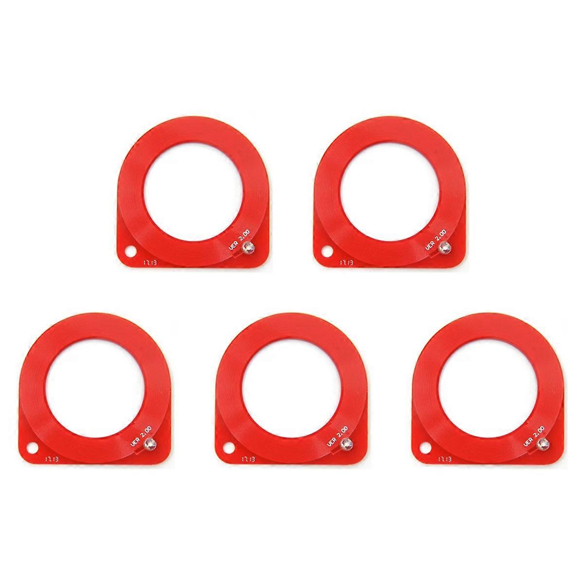 Lot de 5 bobines de détection de voiture, ECU, test d'induction, anti-test, outil automobile, système d'immobilisation, clé de diagnostic