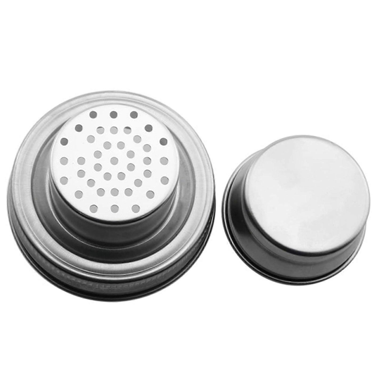 Mason-Jar Spice Lid Food-Grade Material Safe Rustproof for Craft Beverage Preps