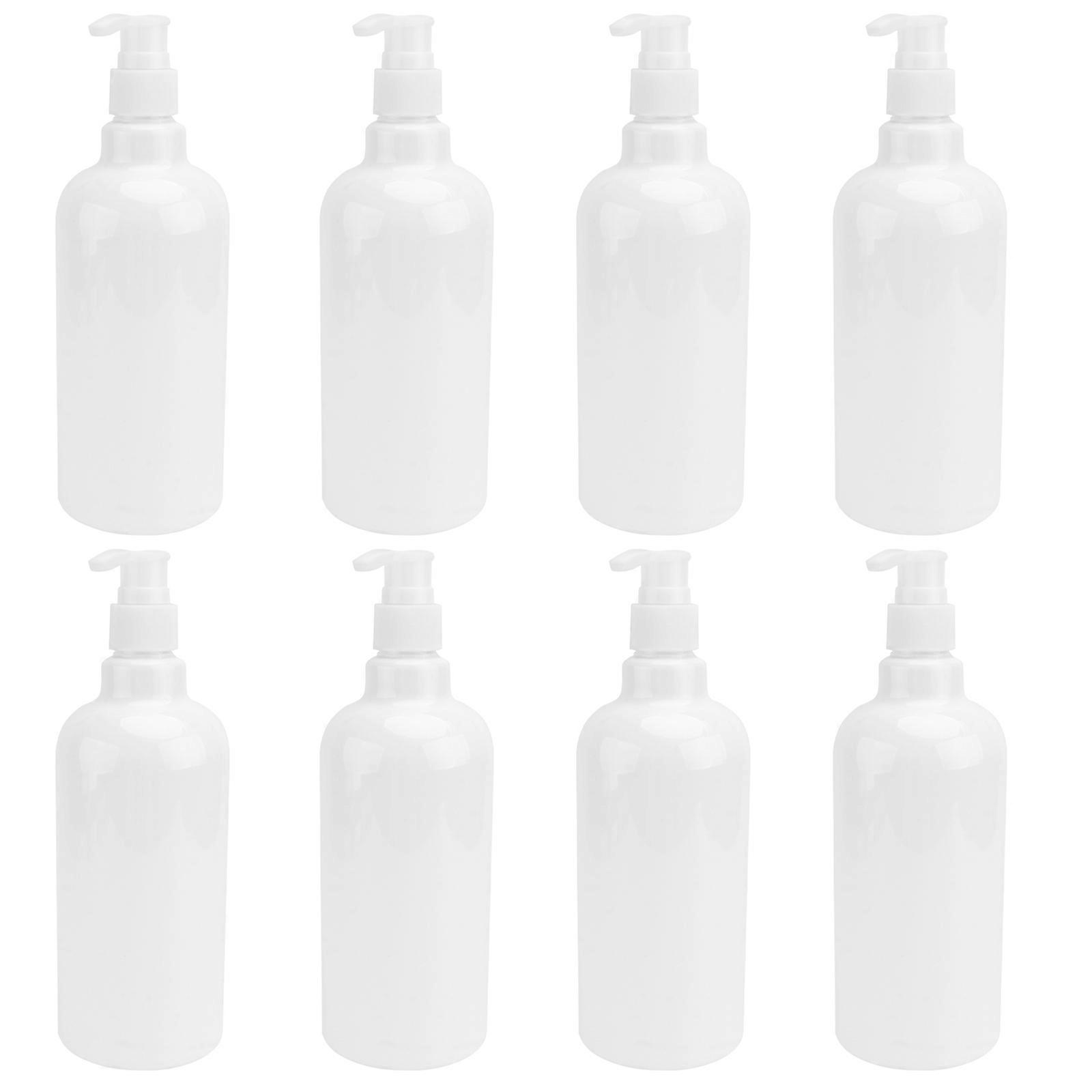 Refillable Lotion Bottle Pump Dispenser for Liquid Holding 8Pcs Pack