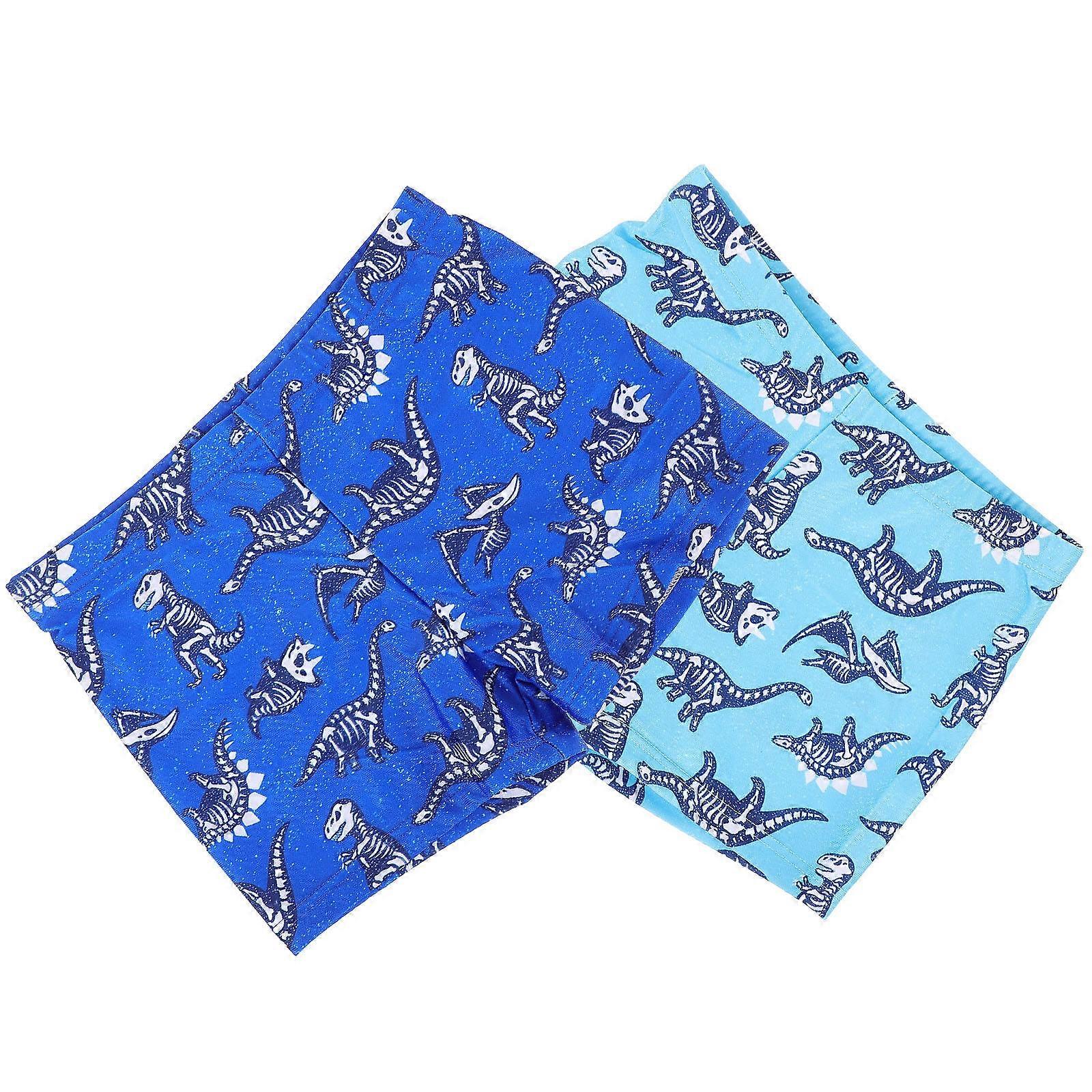 Kids Summer Swim Shorts for Boys 2Pcs Breathable Polyester Trunks