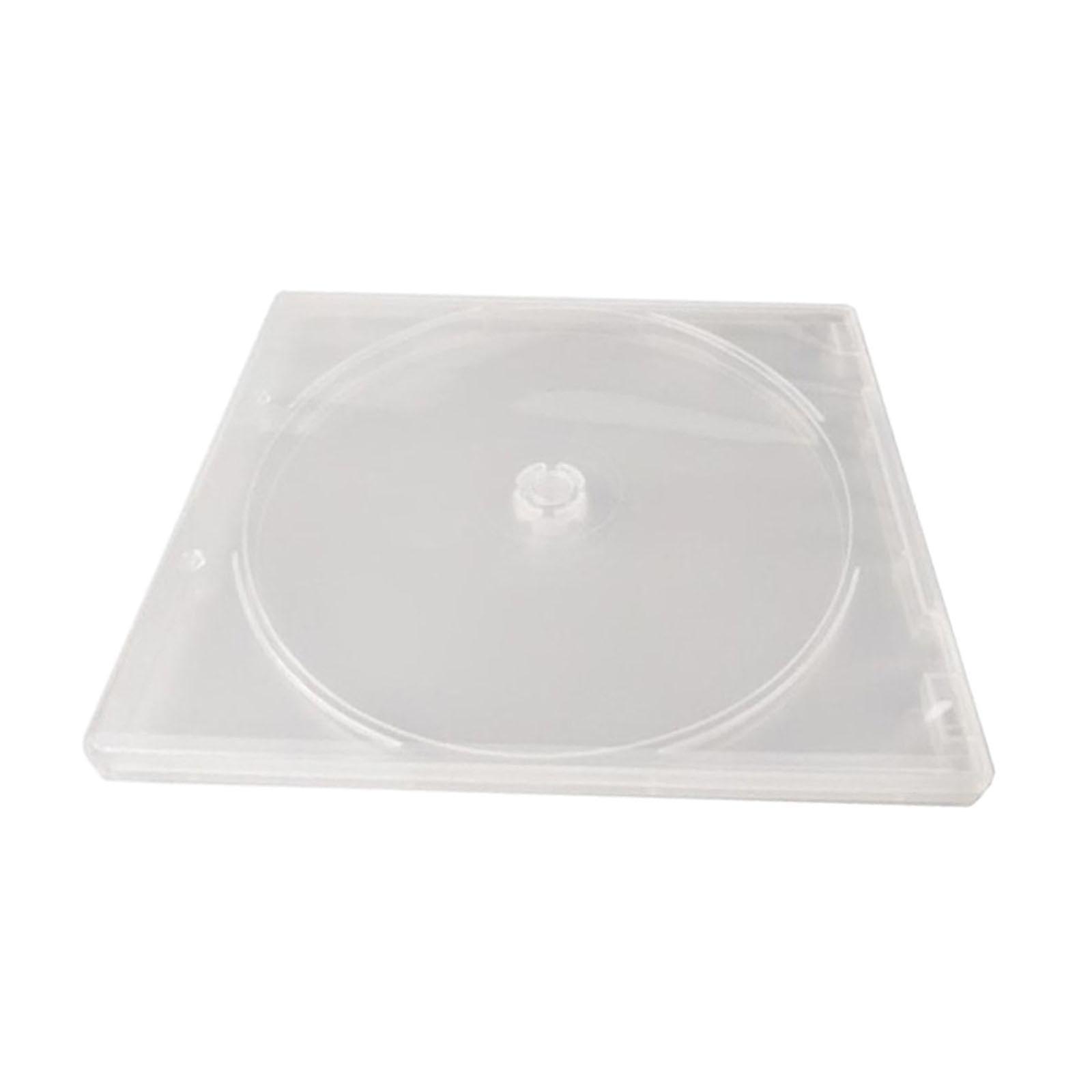Clear CD Cases 10 Pack CD Protection Portable Waterproof DVD Cases Replacement