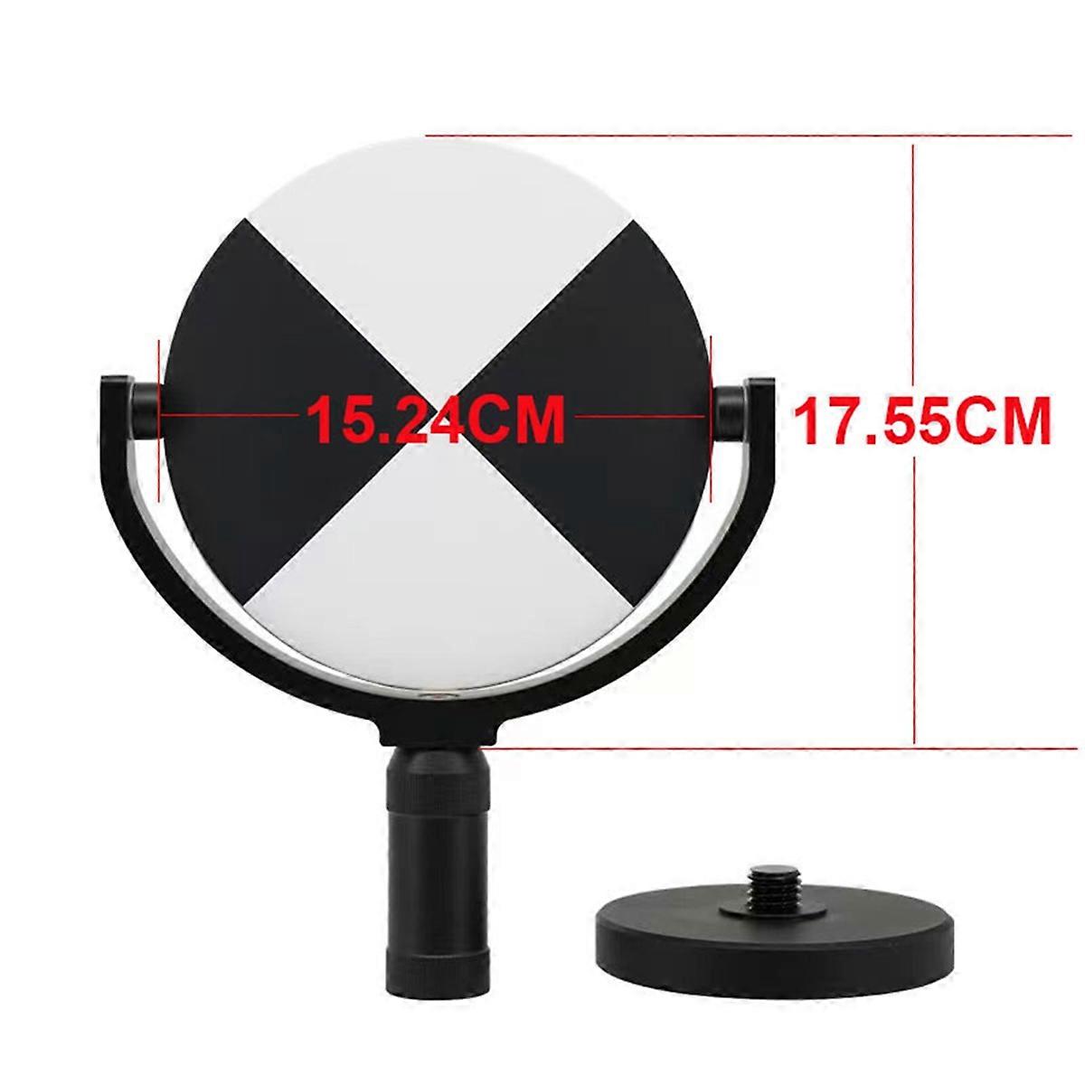 6 Zoll verstellbarer kippbarer Zielscanner mit Basis für Laser Tracker 155mm Ziel Schwarzweiß mit