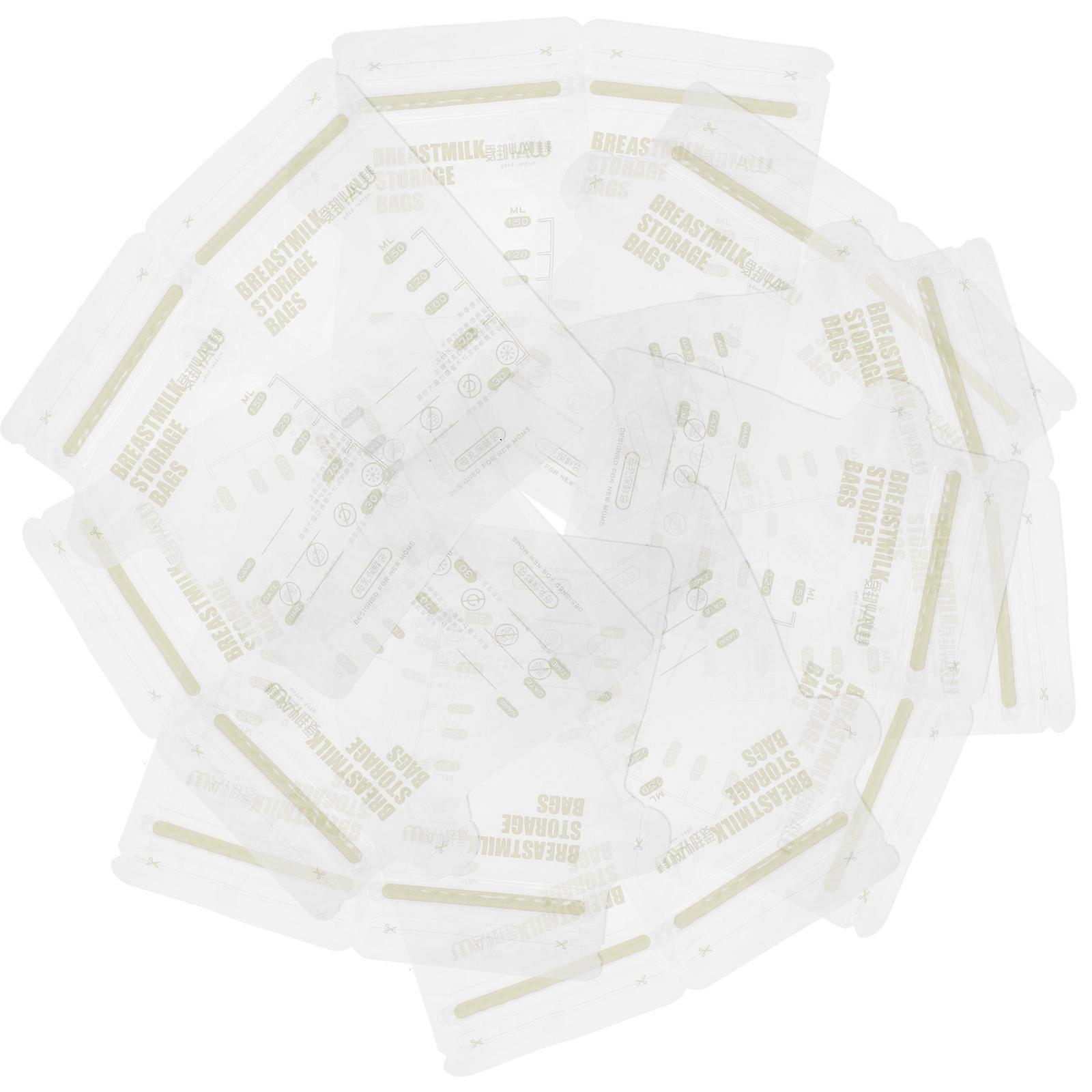 Portable 30Pcs Breast Milk Storage Pouch Designed For New Moms Offering Freshness Protection And Sterility In 150Ml Size Perfect For Home Use