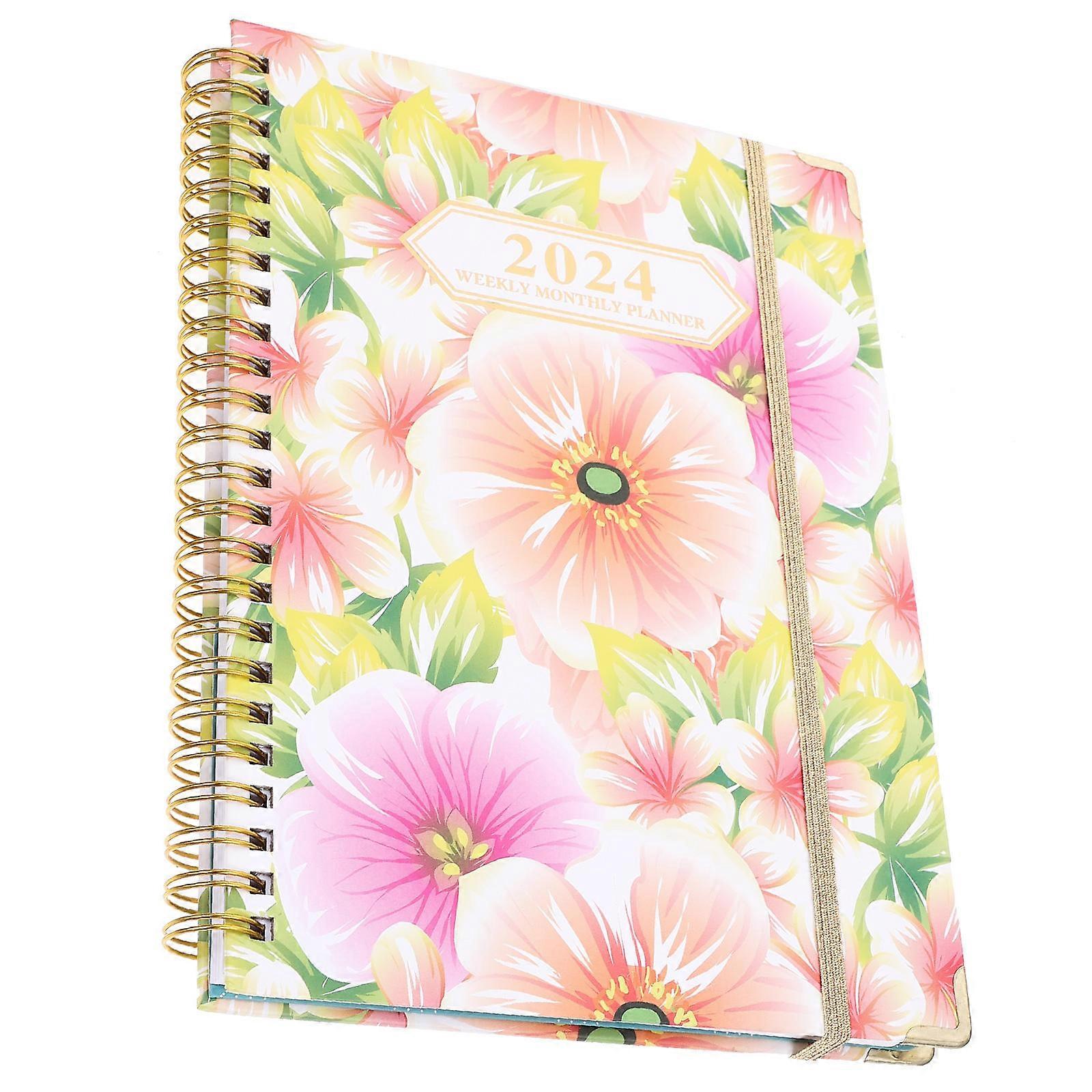 Spiral Notepad For School Use 21.7X15.8CM Monthly Planning DIY Plan General Users 1Pack