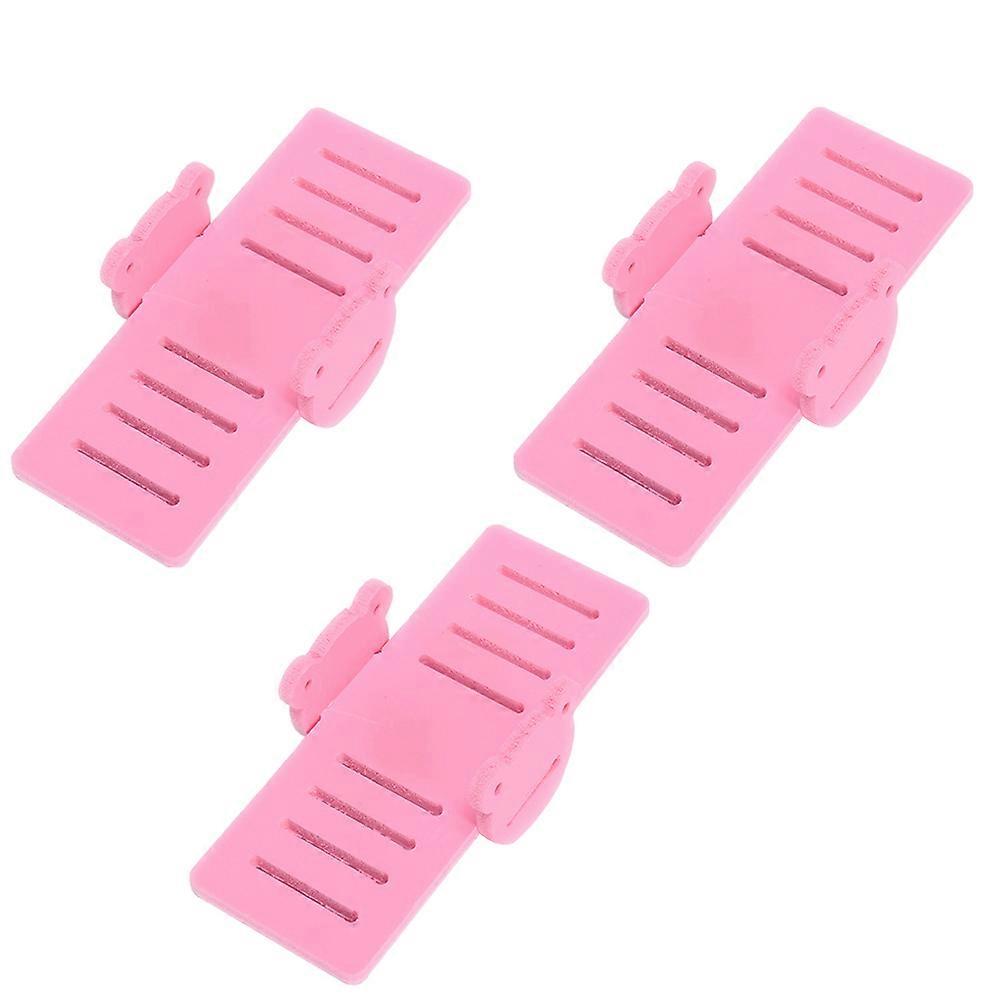 Pet Climb Play Hamster Wooden Toys Rocker Boxes 6Pcs Pink Playground