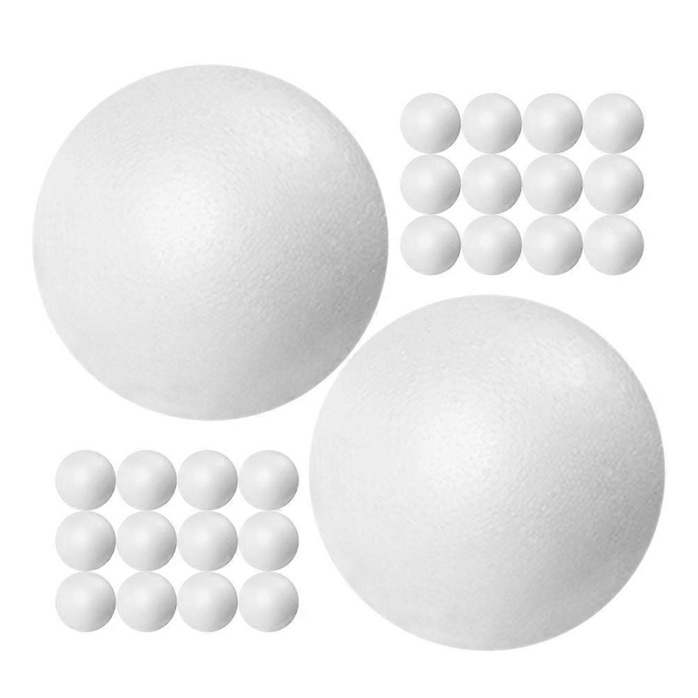 Balls 400 Pcs For Diy Sessions Fun Spheres For Kindergarten Crafts 2.00X2.00X2.00CM Soft White Decorative Ball Enhancing Imagination