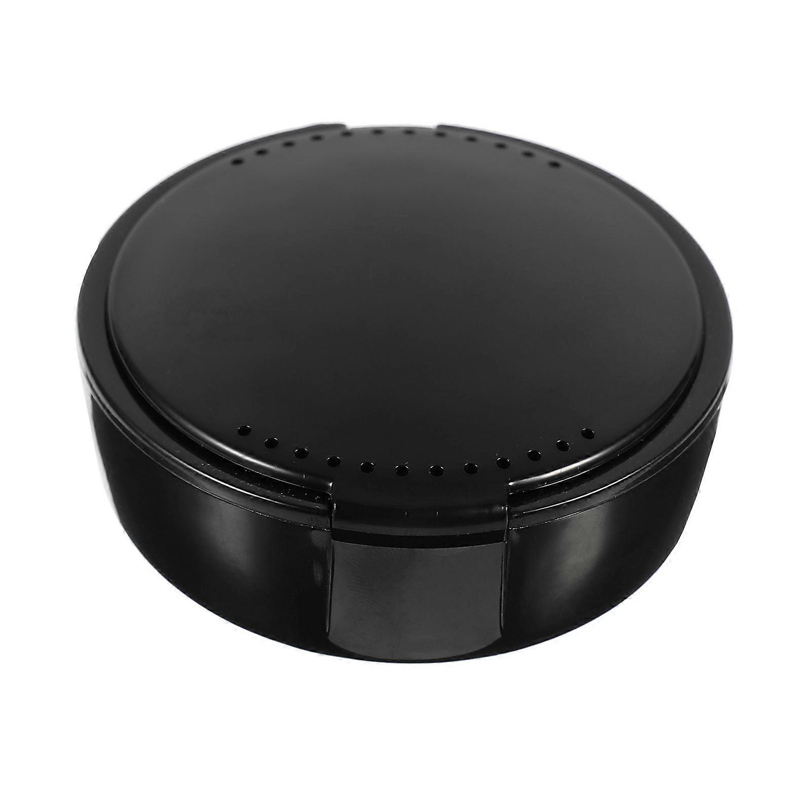 Black Denture Storage Case for Storage 5Pcs Practical Fake Teeth Holder