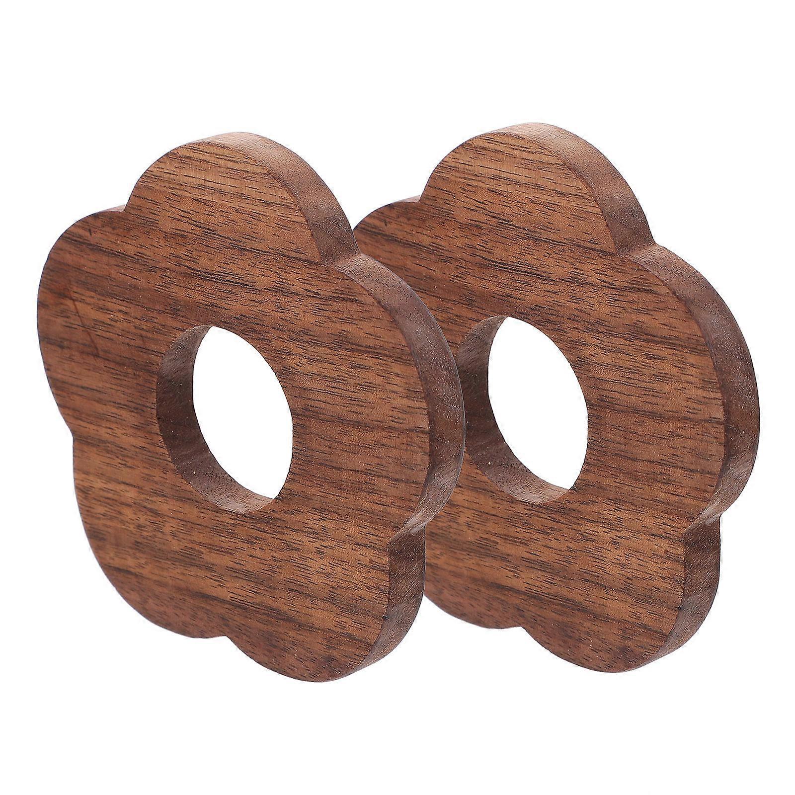 Wooden Cup Mat Assorted Color Anti-Scalding Pads for 14Pcs Collection