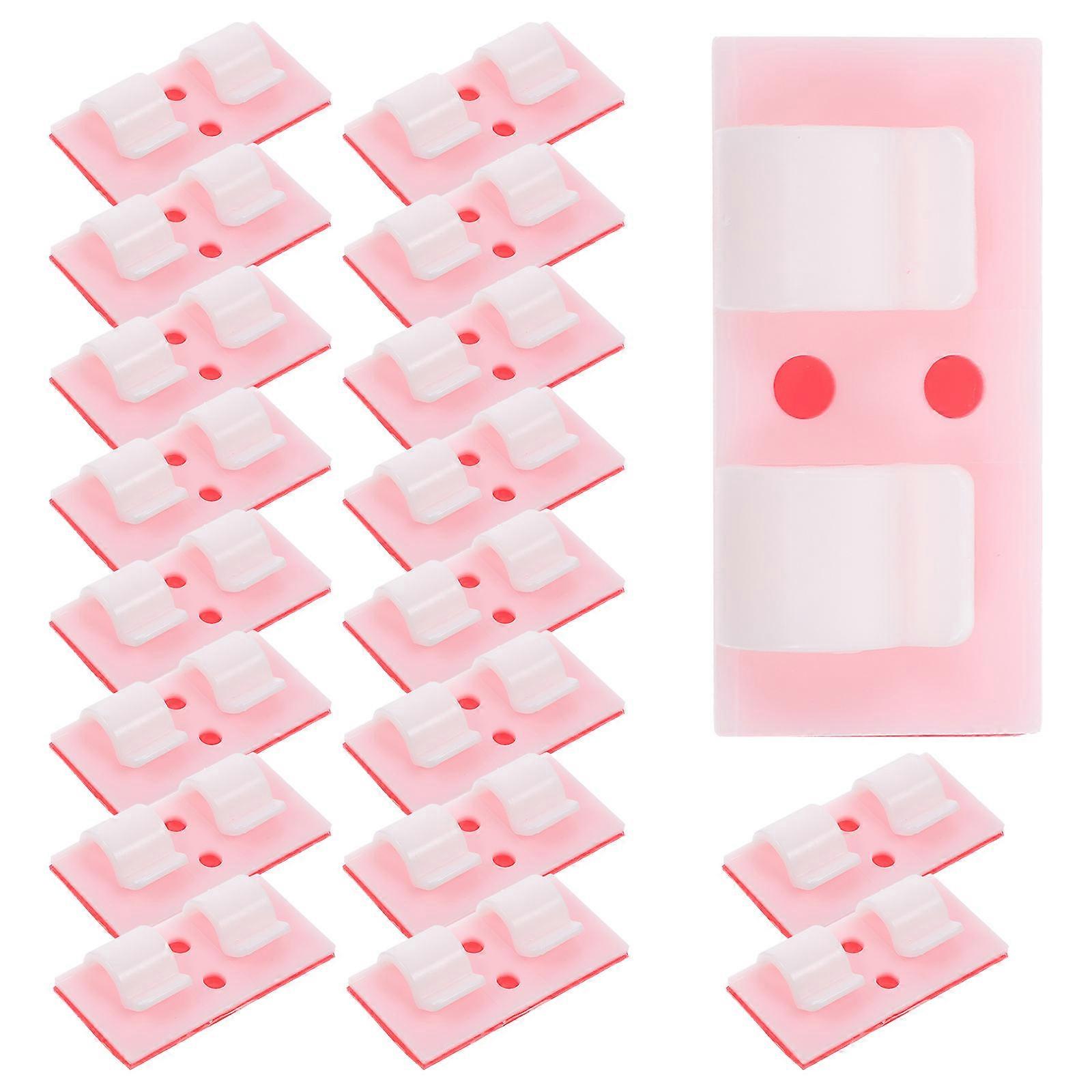 130 Pcs Cord Management Winder For Cable Organization In Car Office And Home Situations Featuring Durable Acrylic Material In Pink