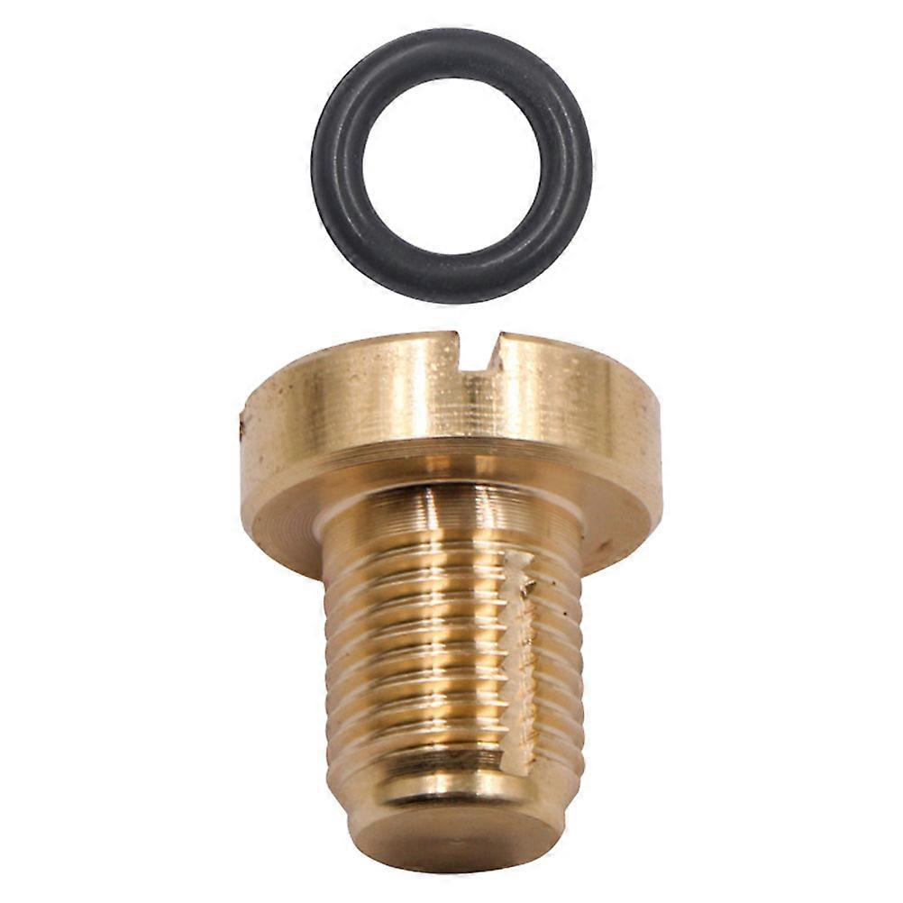 Coolant Expansion Tank Radiator Bleeder Screw for Car Use 4Pcs Golden