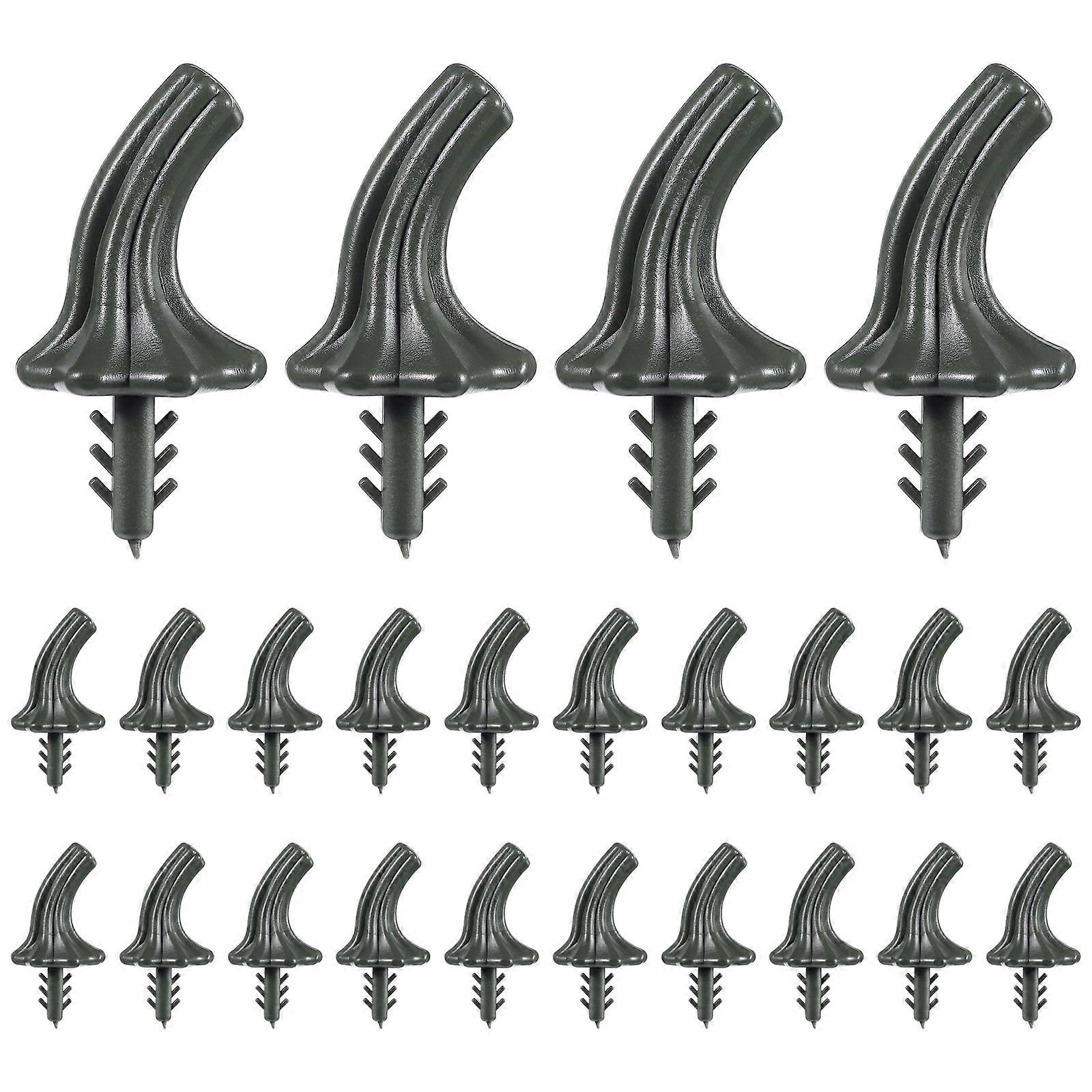 Plastic Pumpkin Handles for Harvest Festival DIY Use 24Pcs Set