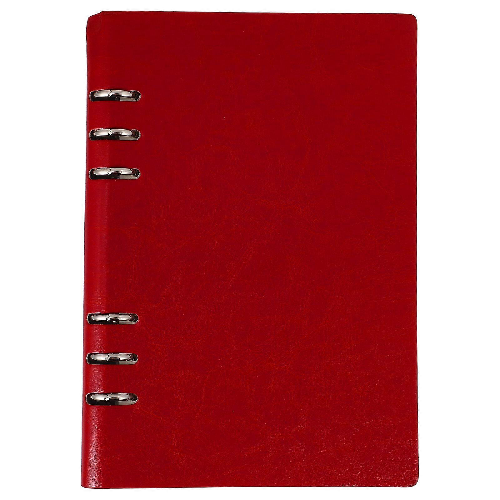 Creative Book Writing Notepad for Planning 4Pcs Red Office Stationery
