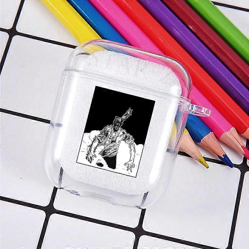 Scary Anime Chainsaw Man Soft TPU Case for Apple Airpods Pro 3 2 1 Power Denji Makima Aki Pochita Earphone Cover Airpod Cases~06482