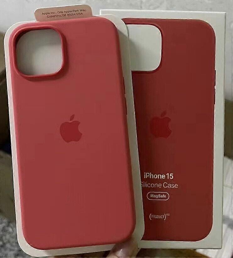 For compatible with iPhone 15 Pro Max 6.7'' 15 6.1''Original Silicone Case with MagSafe 2023