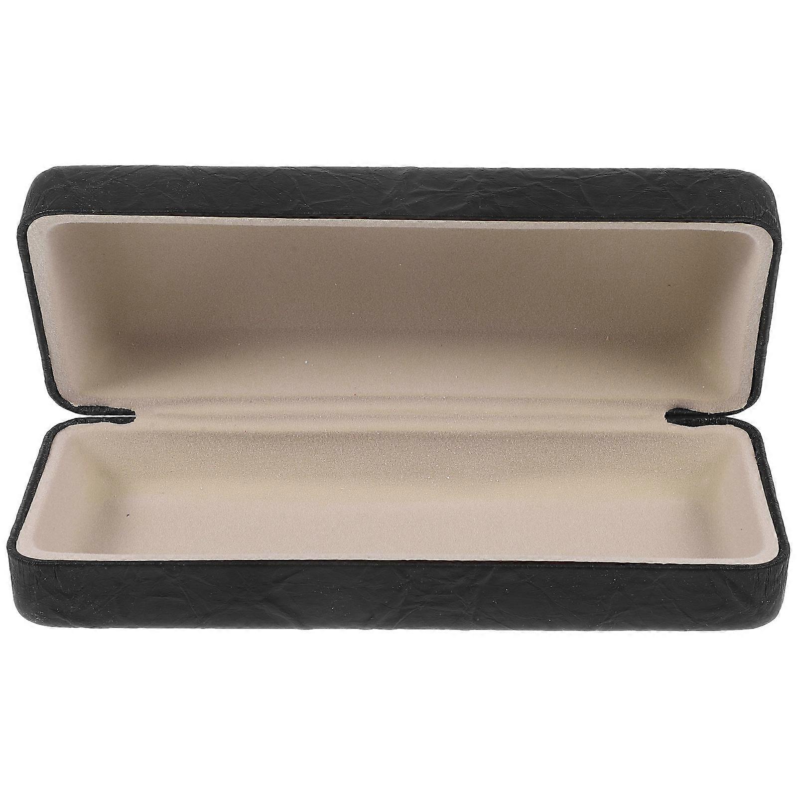 Glasses Case PU Eyeglasses Storage Box for Storage Use 2Pcs Assorted Color