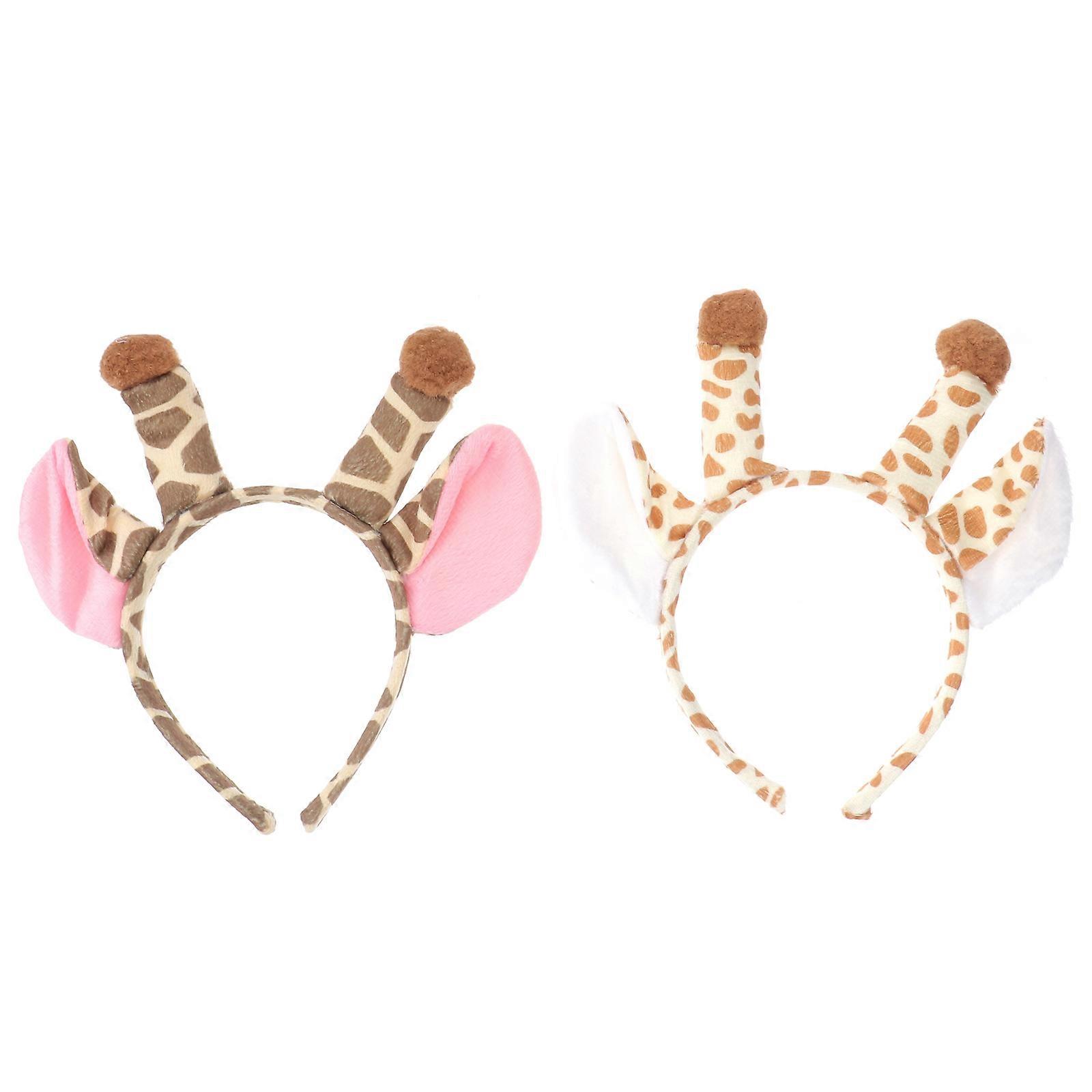 Giraffe Headband Chic Antler Accessory for Masquerade Party 6Pcs