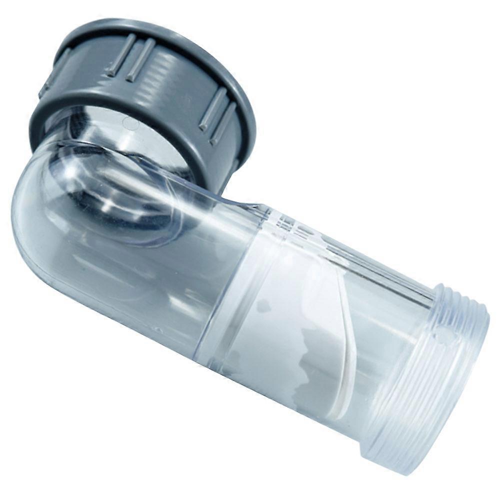 Sewer Hose Fittings 3Pcs 90 Degree Hose Elbow with One Way Valve for Drain