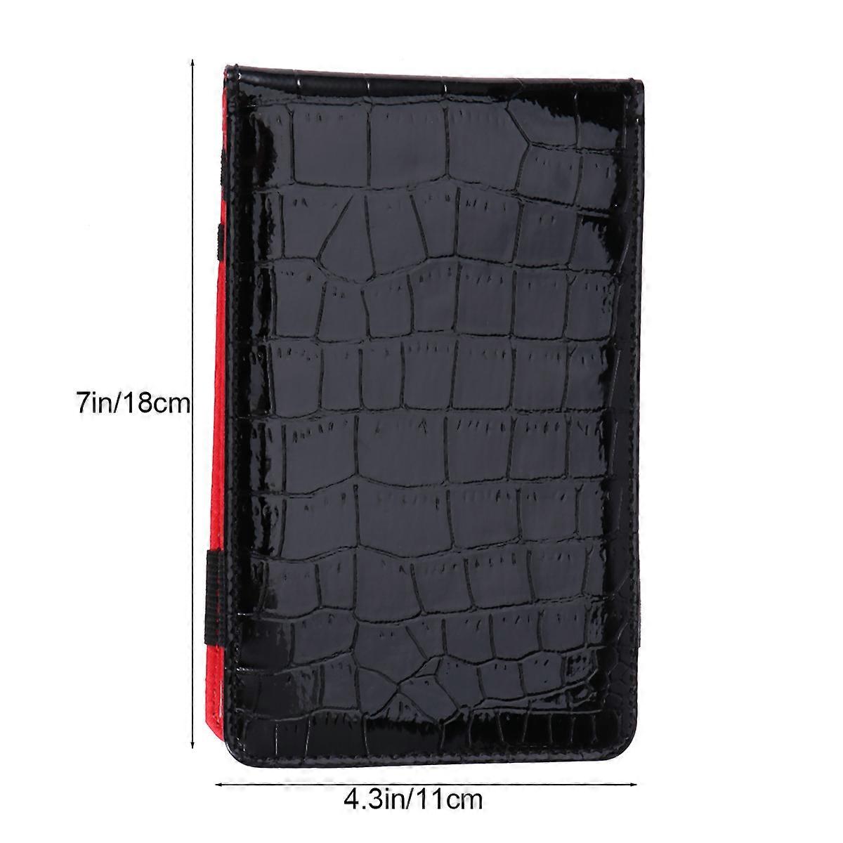 ScorecardKeeperScoreTrackingPocketbookBlackPULeatherEnthusiasts1Pcs