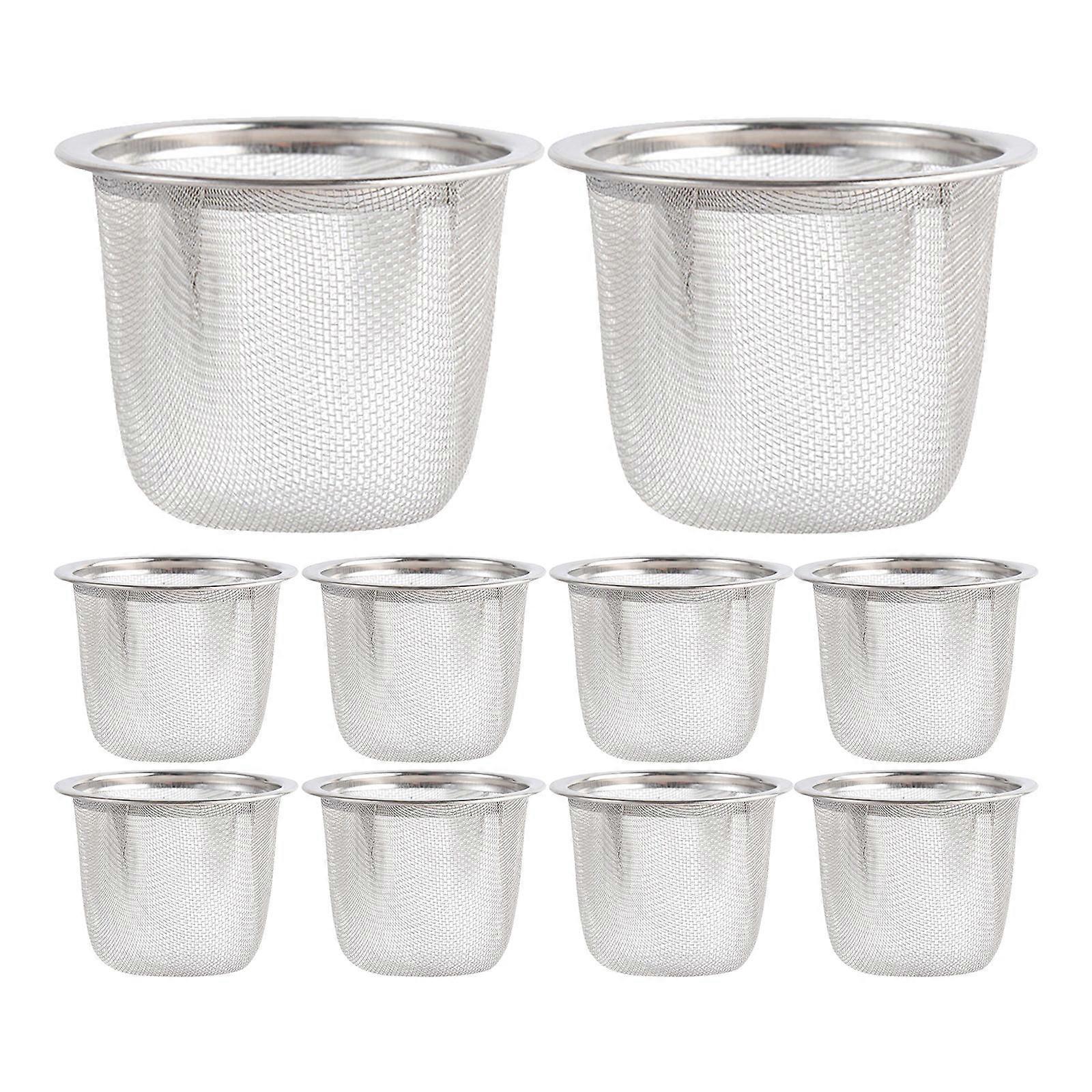 Fine Mesh Tea Strainer Metal Tea Filter for Home Use 20Pcs