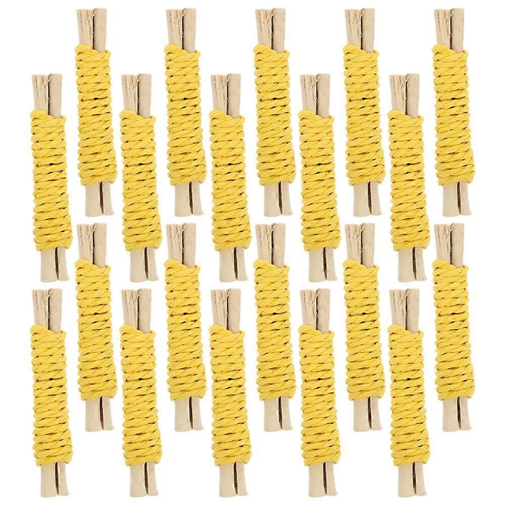 Pet Bunny Chew Toys Molar Sticks for Hamsters 60Pcs