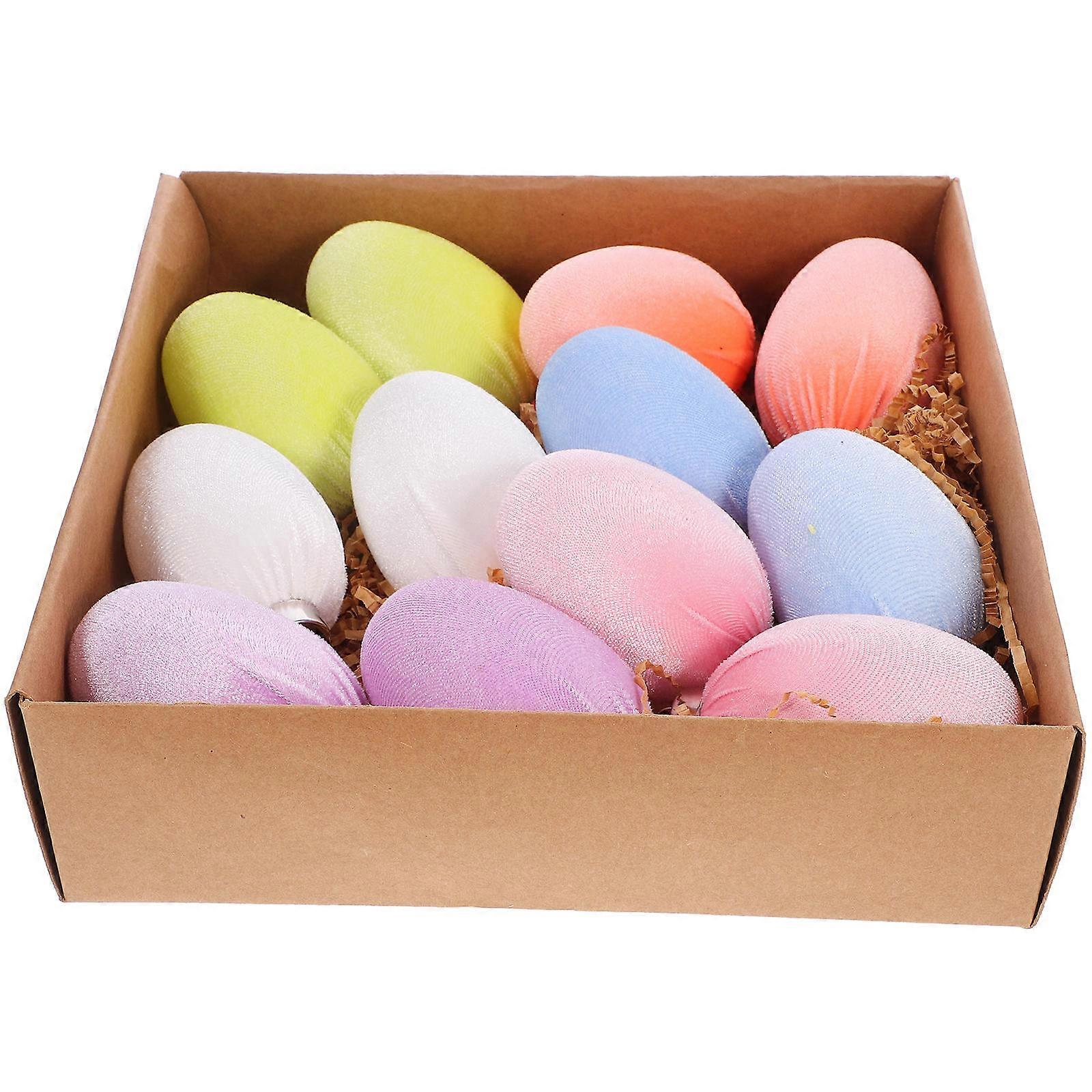 Easter Egg Hanging Decorations for Home 60Pcs Assorted Color Bundle