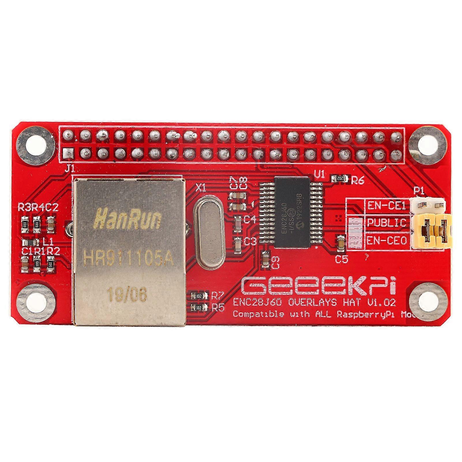 ENC28J60 Ethernet-LAN-Netzwerkadaptermodul für Raspberry Pi Zero Board