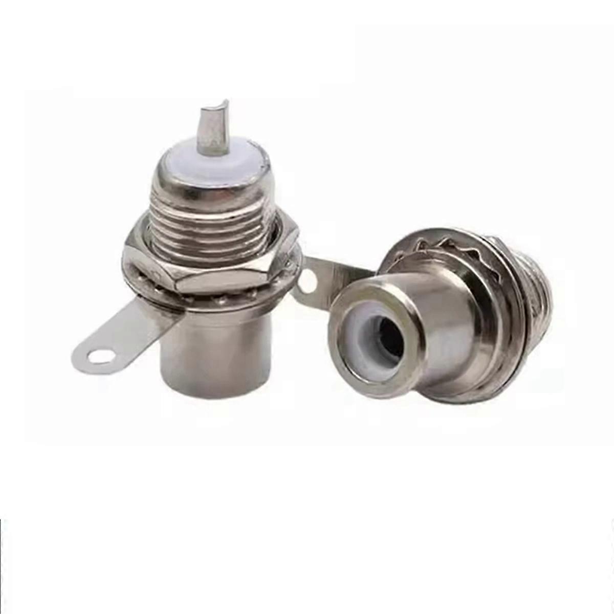 100Pcs Plated Female Socket Audio Video AV Socket