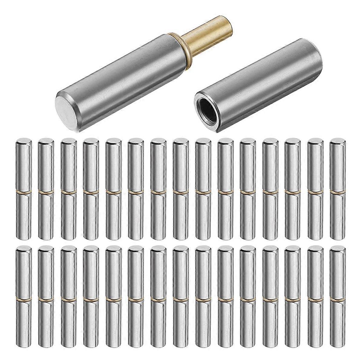 20 Pcs Weldable Hinges Diameter Carbon Steel Hinges