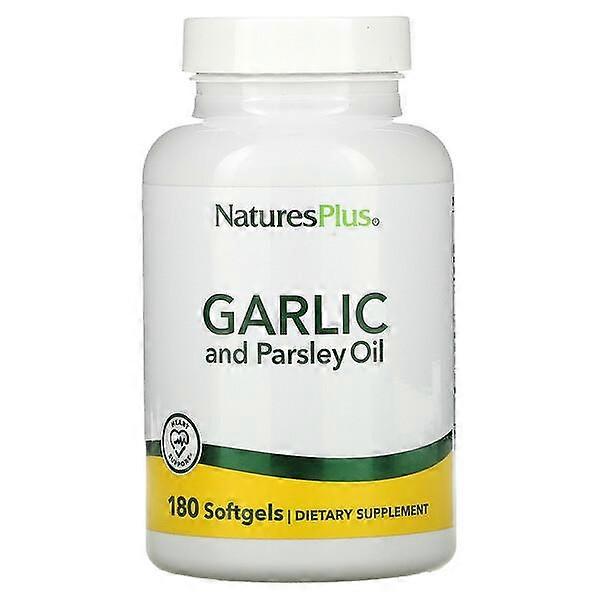 NaturesPlus, Garlic and Parsley Oil, 180 Softgels