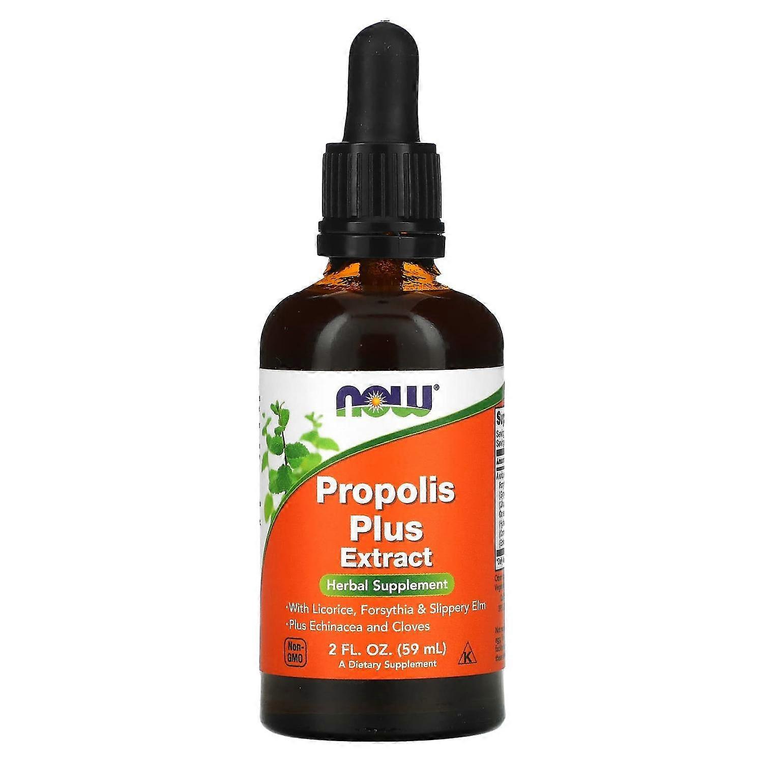 NOW Foods, Propolis Plus Extract, 2 fl oz (59 ml)